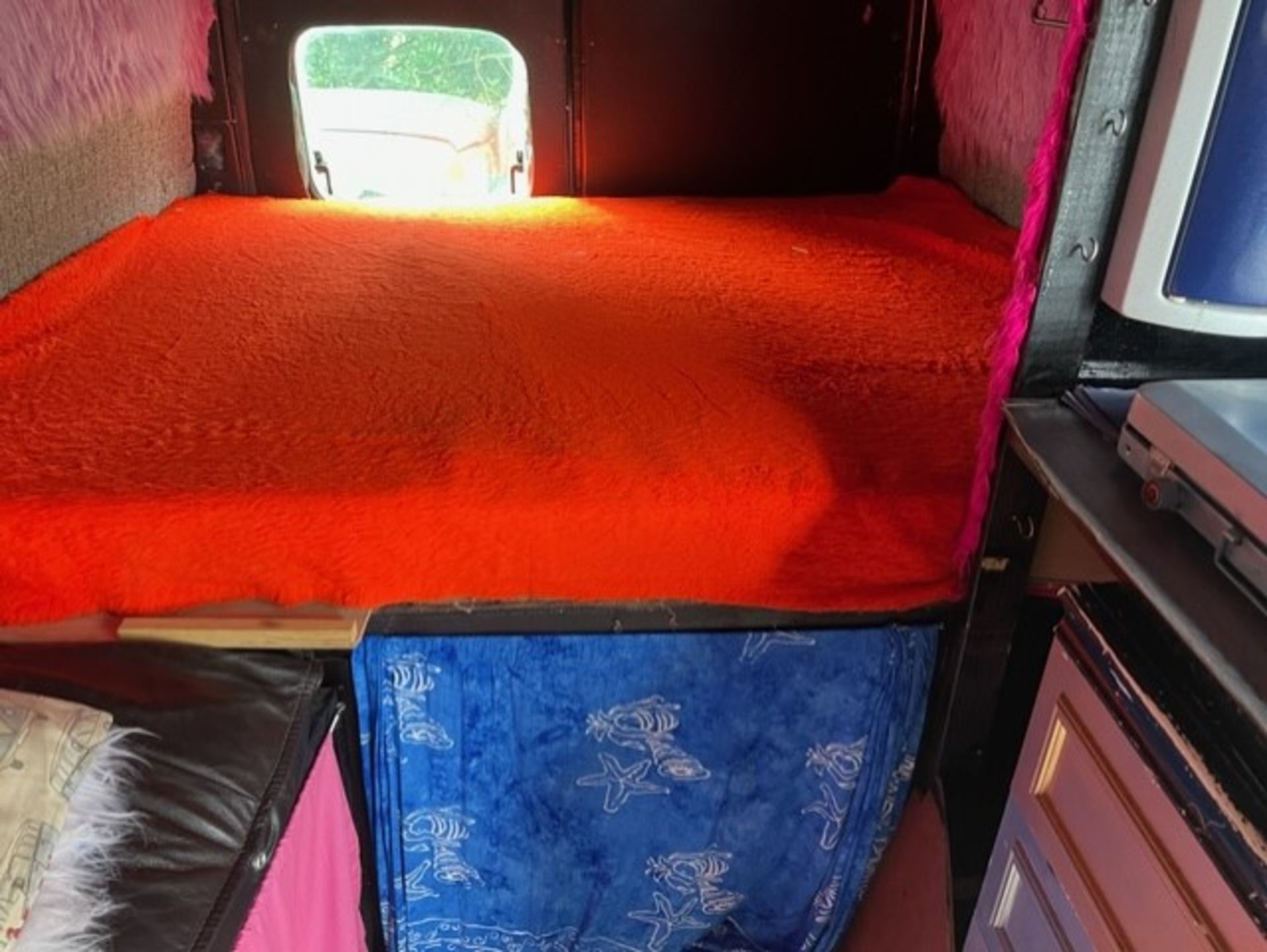 Transit van made into a camper old shape with a genuine 110k miles comes with stereo sound system - Image 2 of 9