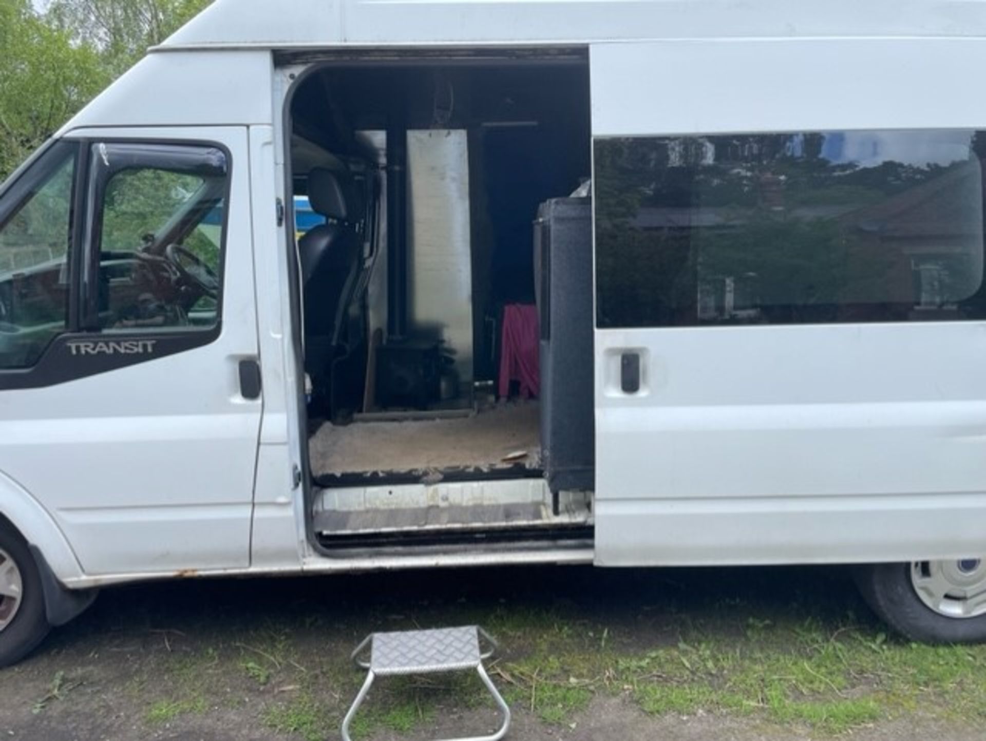 Transit van made into a camper old shape with a genuine 110k miles comes with stereo sound system