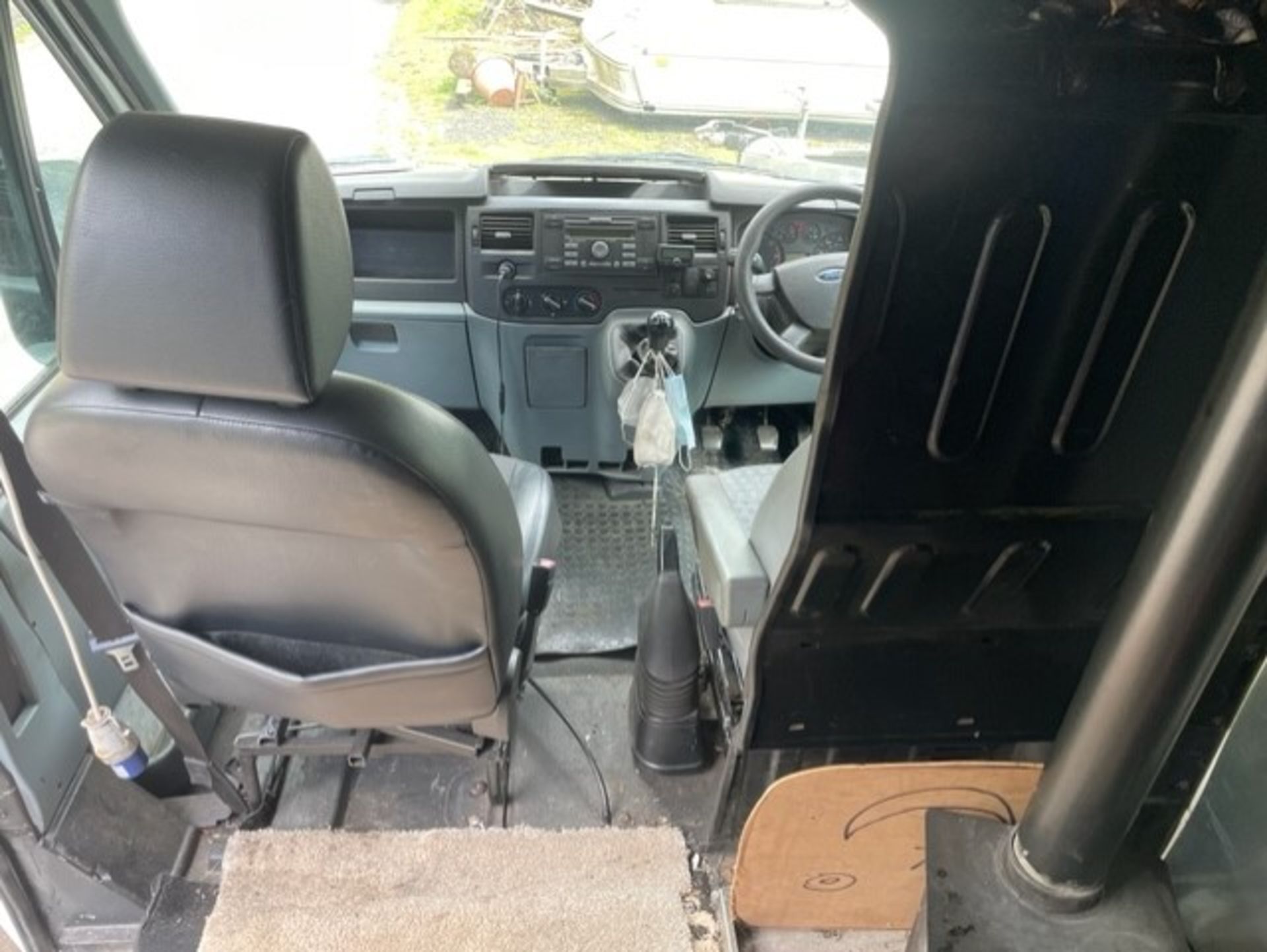 Transit van made into a camper old shape with a genuine 110k miles comes with stereo sound system - Image 4 of 9