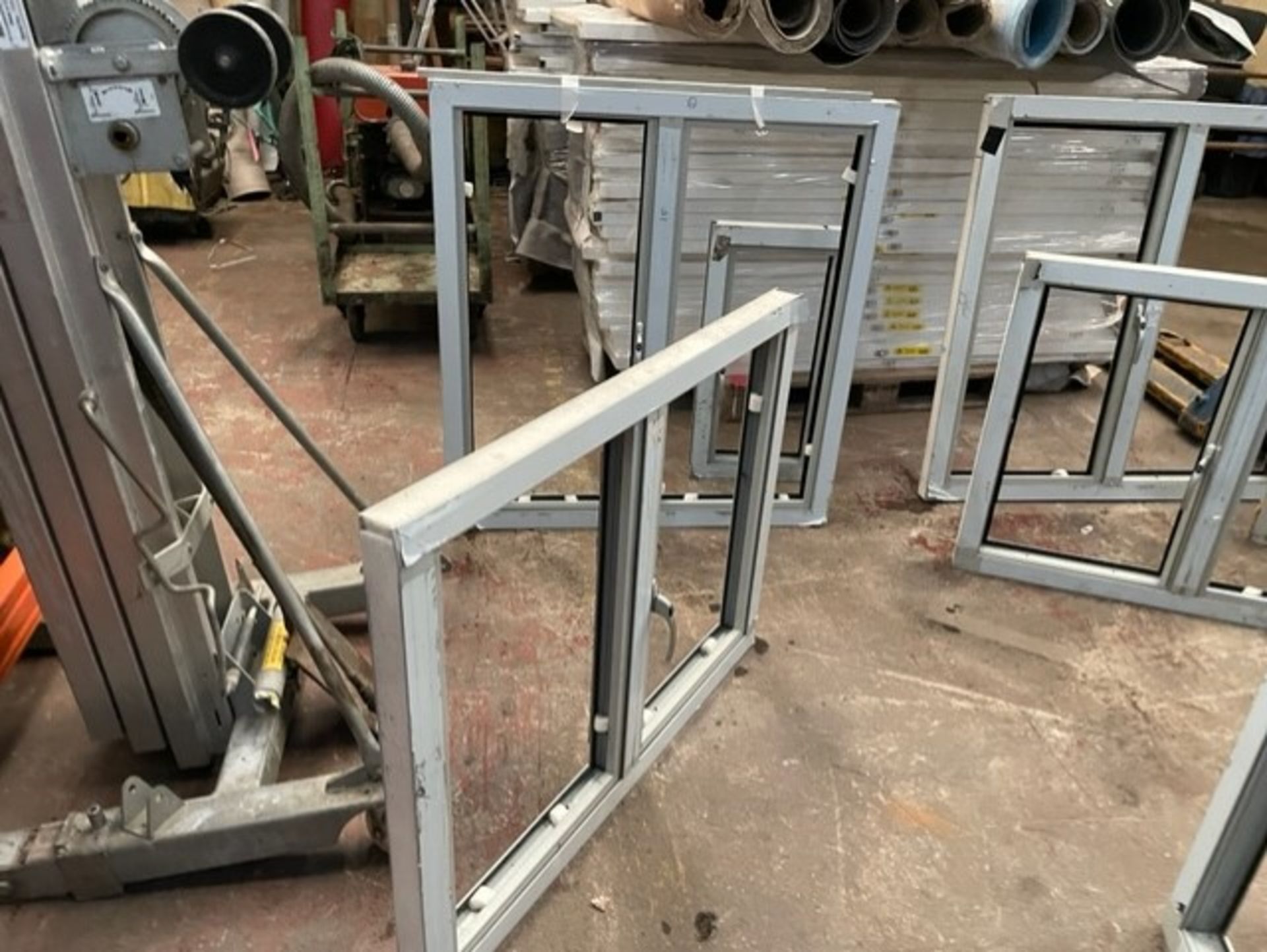 Window frame  measuring 34 x 44 inch you are bidding for 1 window alloy frames purpose built strong - Image 6 of 9