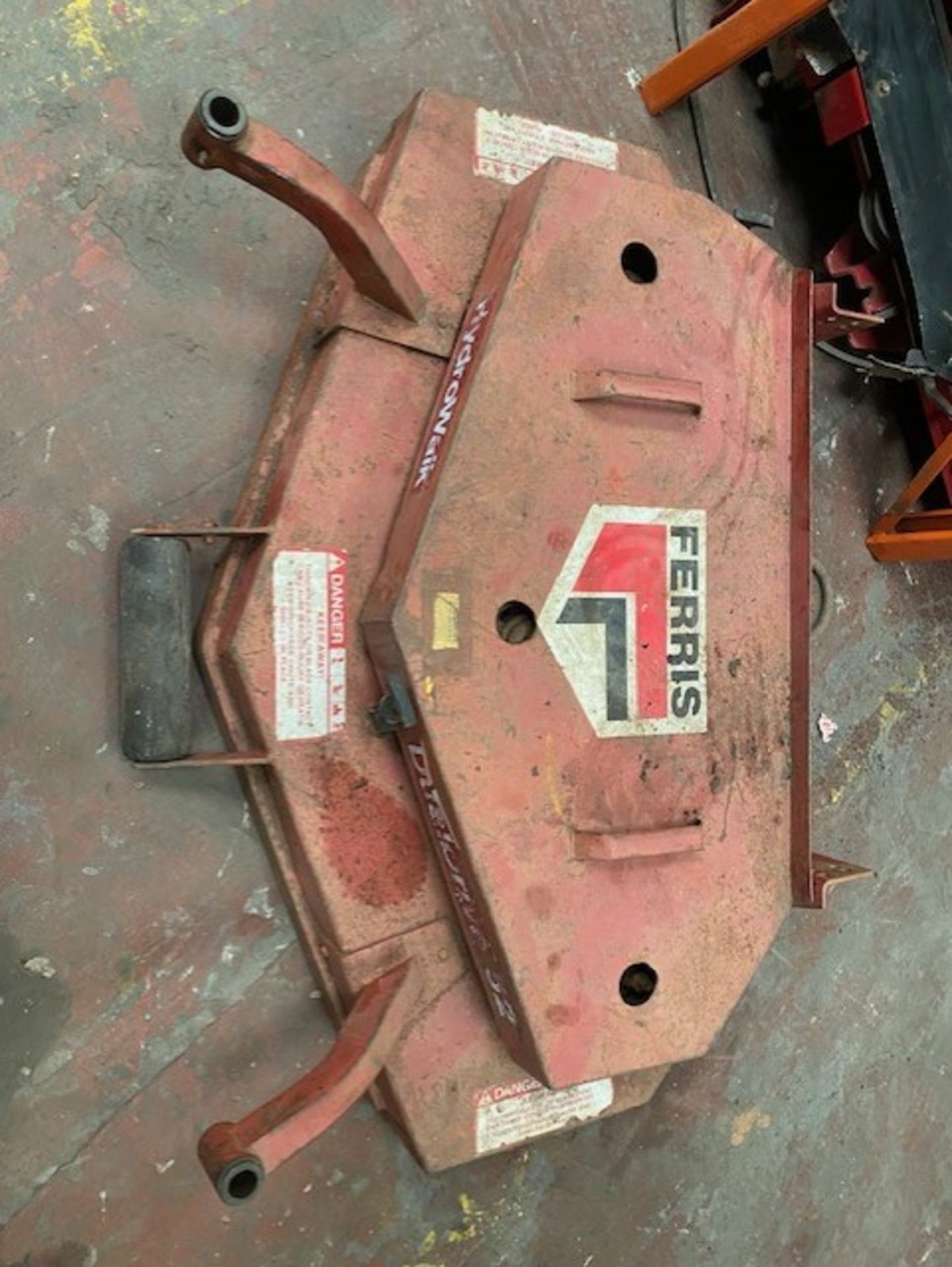 Ferris Mower Rotary Deck Sold as seen