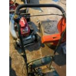 Old mower for tidy cuts