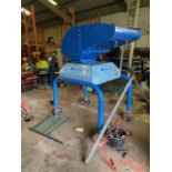 Krysteline glass crushing machine you throw bottles in shoot at top and they go through the