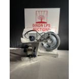 Ital stress 250 meat slicer. Good condition missing 1 leg on front