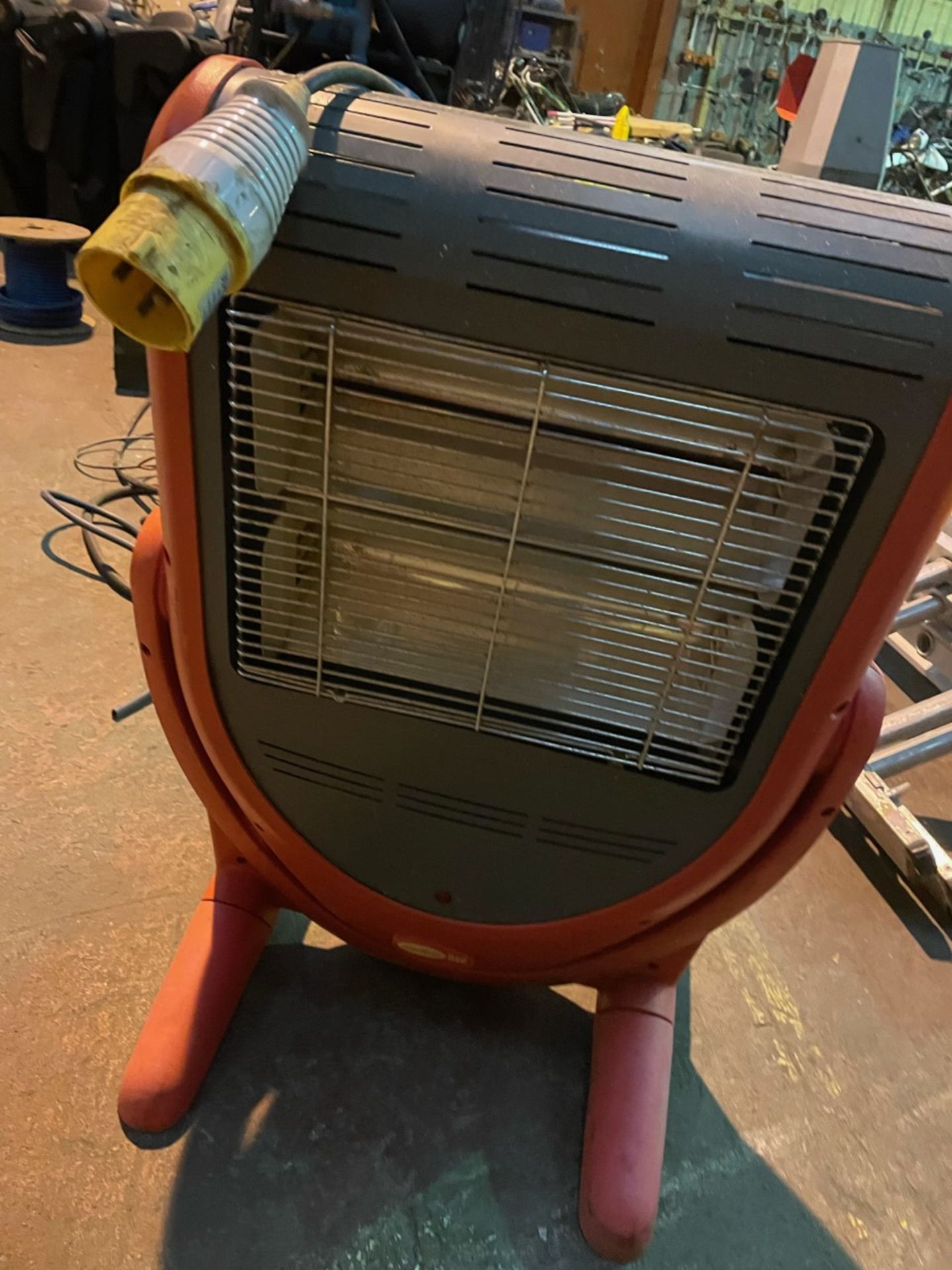 Elite heat infrared portable 110v heater. Needs new bulbs