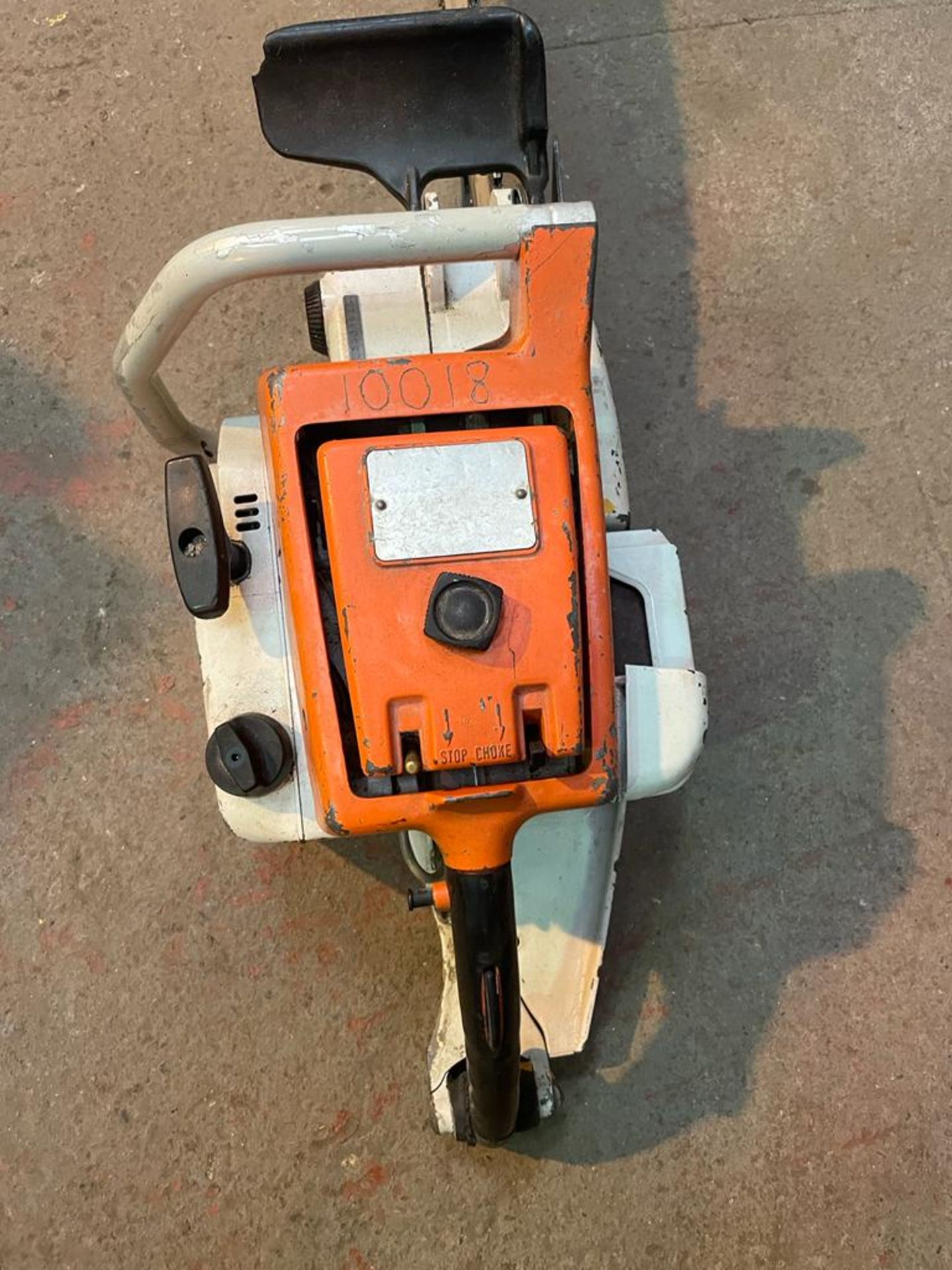 Old chainsaw stihl av76 111cc beast of a machine needs time off someone who no way round machine , - Image 4 of 4