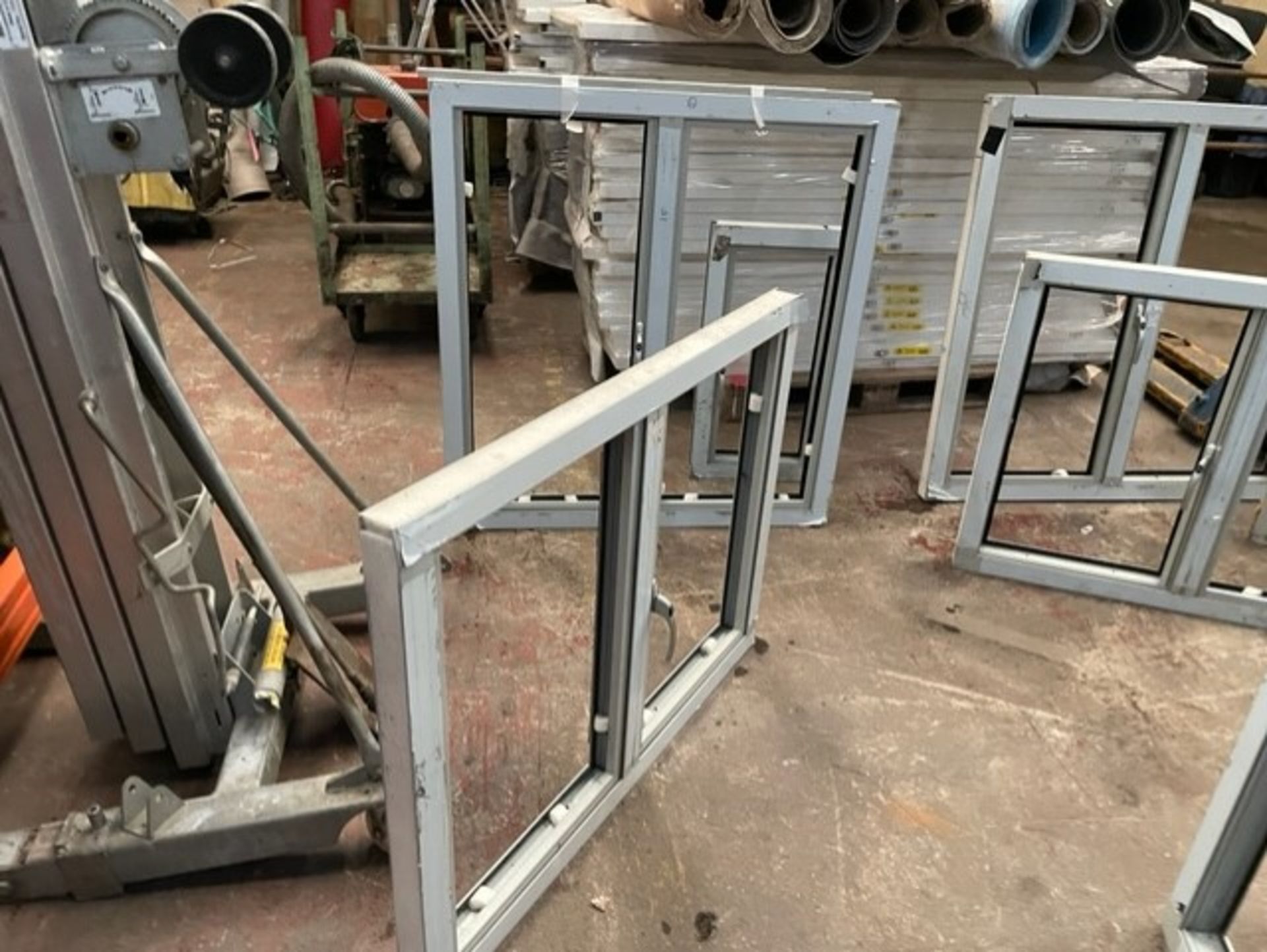 Window frame measuring 34 x 46 inch you are bidding for 1 window alloy frames purpose built strong - Image 6 of 10