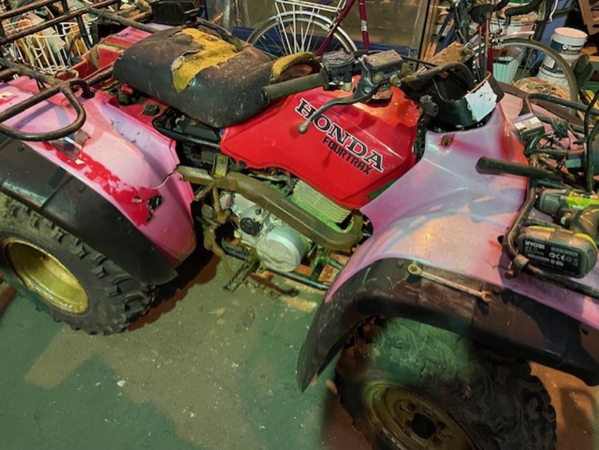 Honda fortrax quad bike late 80s non runner all together