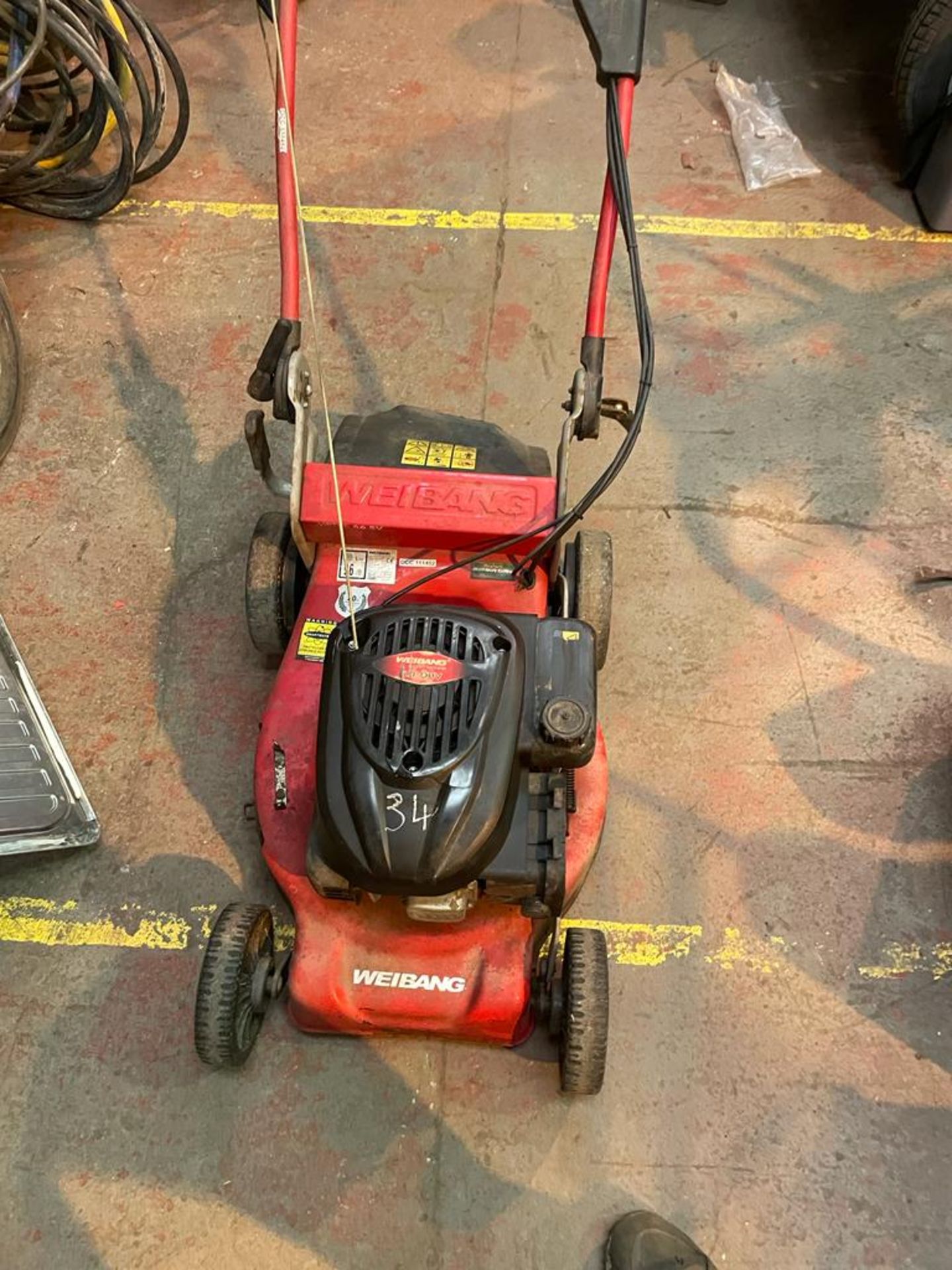 Weibang Mower with collector , as seen in video - Image 4 of 4