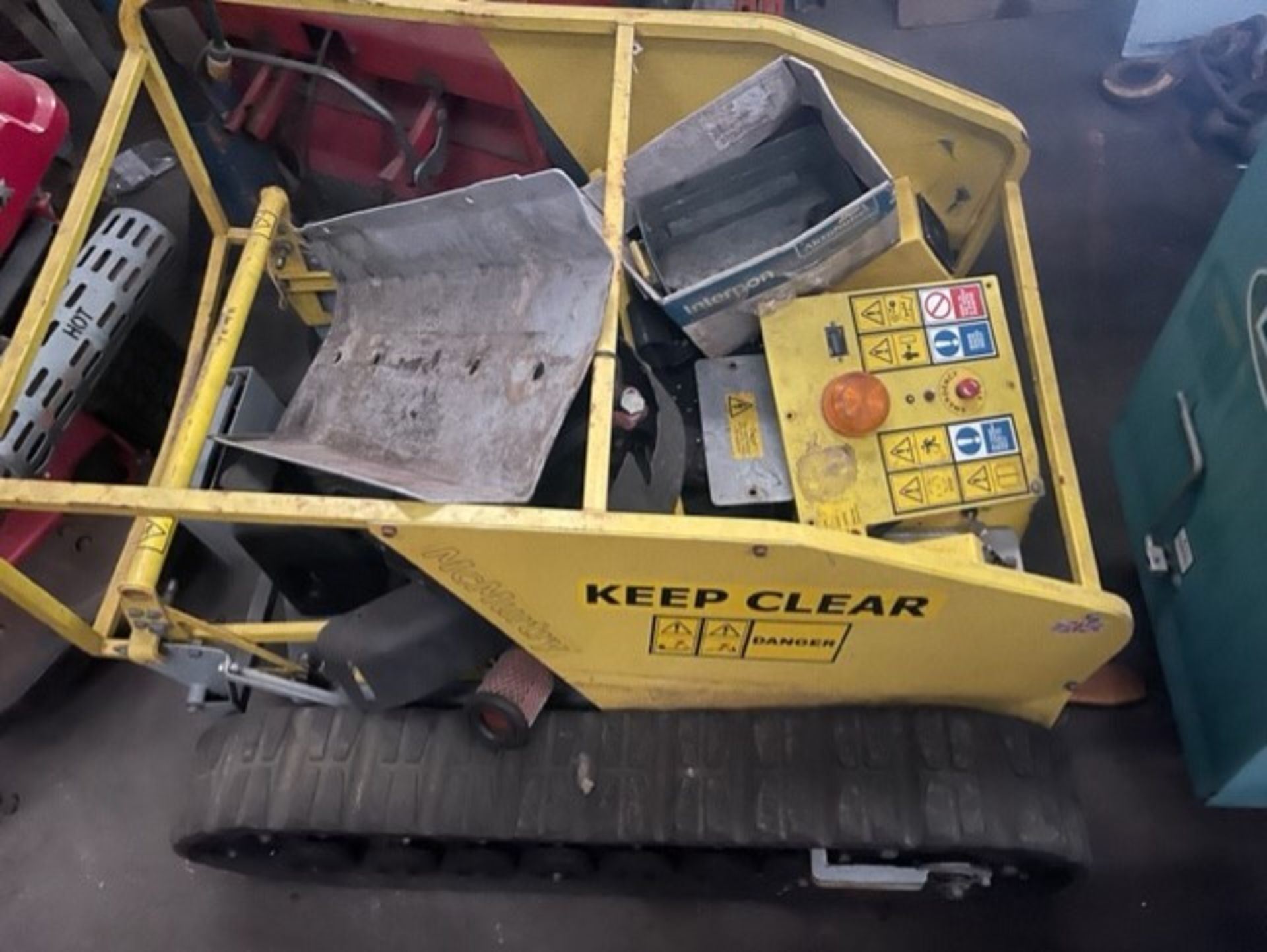 Robotic tracked mower had slight problem then a mechanic stripped it  and then left it  in bits - Image 3 of 3