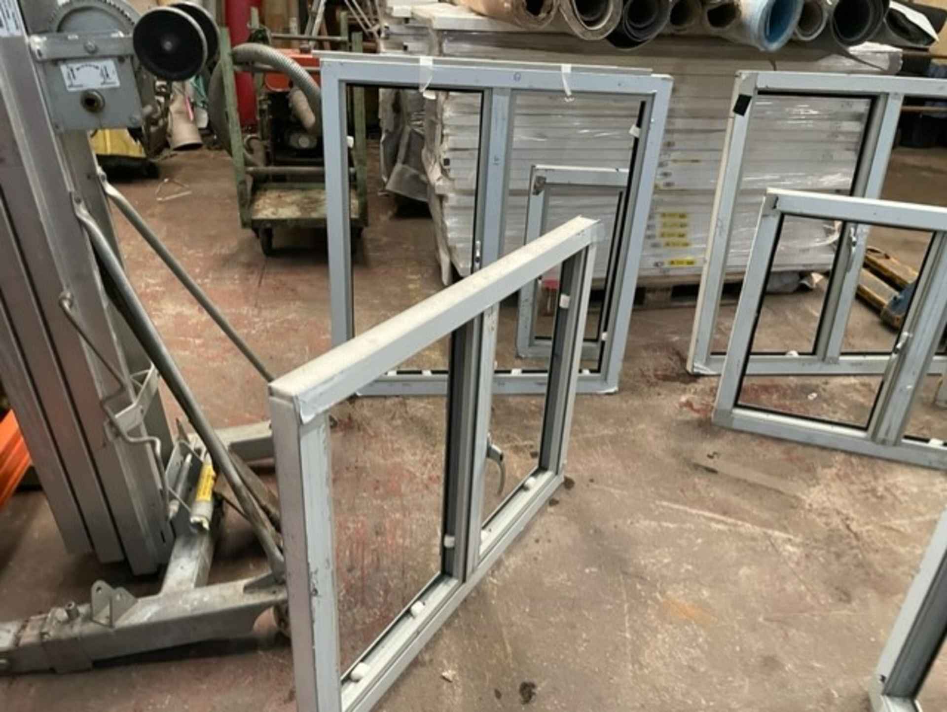 Window frame  measuring 70inch x 46 inch you are bidding for 1 window alloy frames purpose built - Image 6 of 8