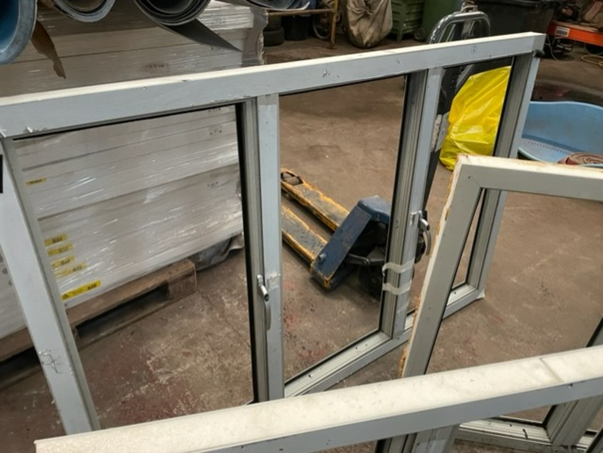 Window frame  measuring 70inch x 46 inch you are bidding for 1 window alloy frames purpose built