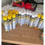 20 tins of white marker spray as a lot