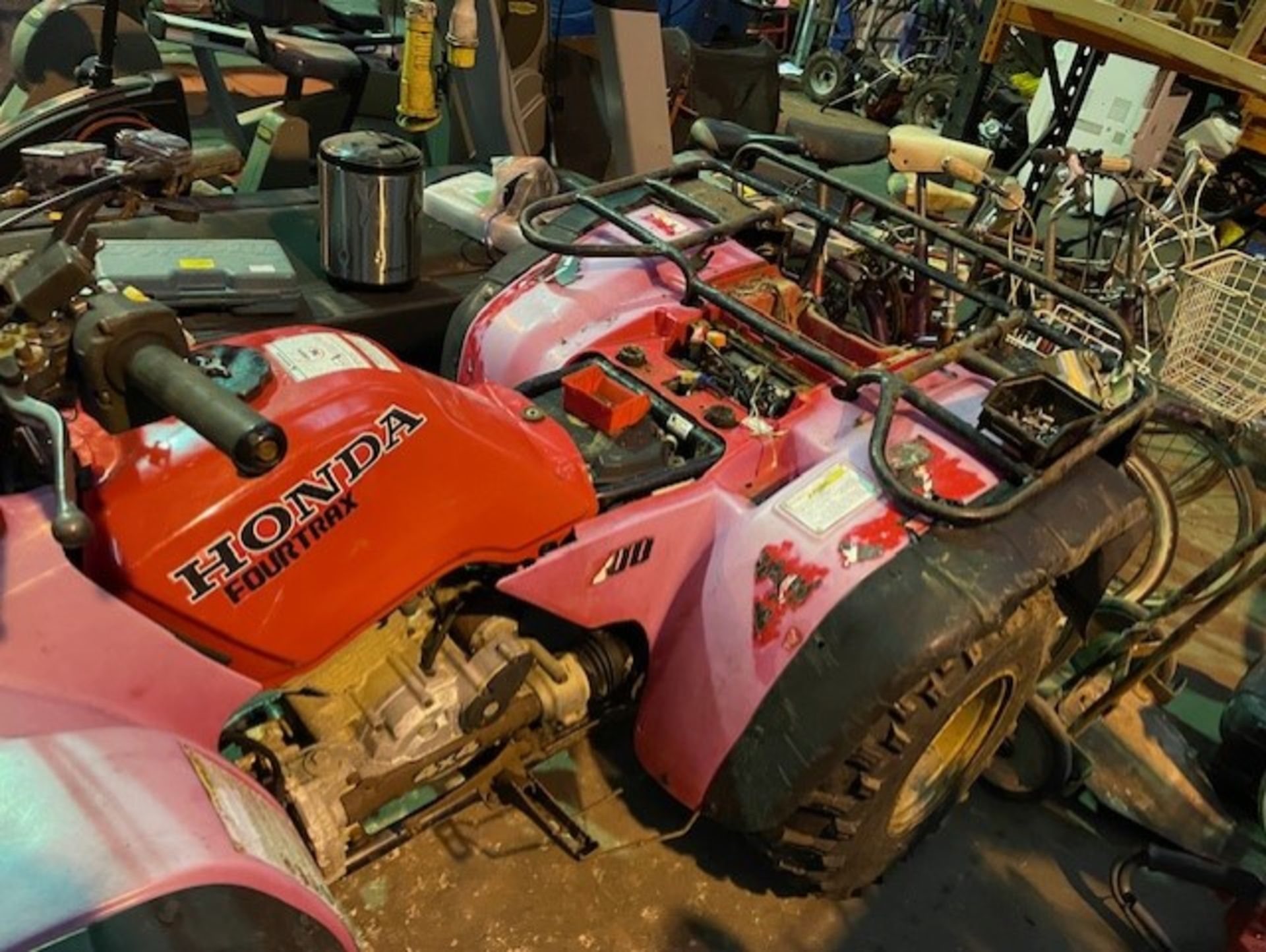 Honda fortrax quad bike late 80s non runner all together - Image 4 of 6