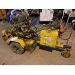Stump grinder rayco 1620 with a diesel engine al together from belts to frame rare machine locking