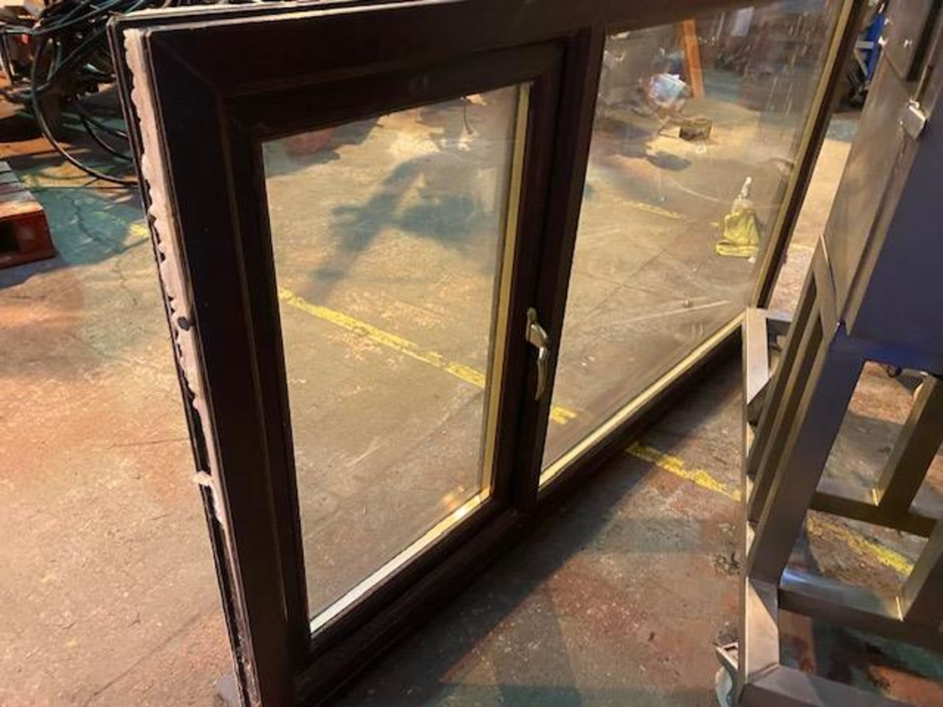 Double Glazed UPVC Window frame with glass 180 x 103 cms - Image 3 of 3