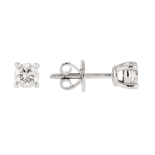 *NO RESERVE* 1.04ct Diamond Stud Earrings (I-K Vs-Si) (WGI9624137037)