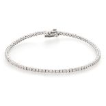 *NO RESERVE* 2.00ct Diamond (GH Vs-Si) Tennis Bracelet, 18K White Gold, (WGI9624137705)