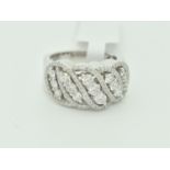 *NO RESERVE* 1.40ct Diamond Ring, 18K White Gold