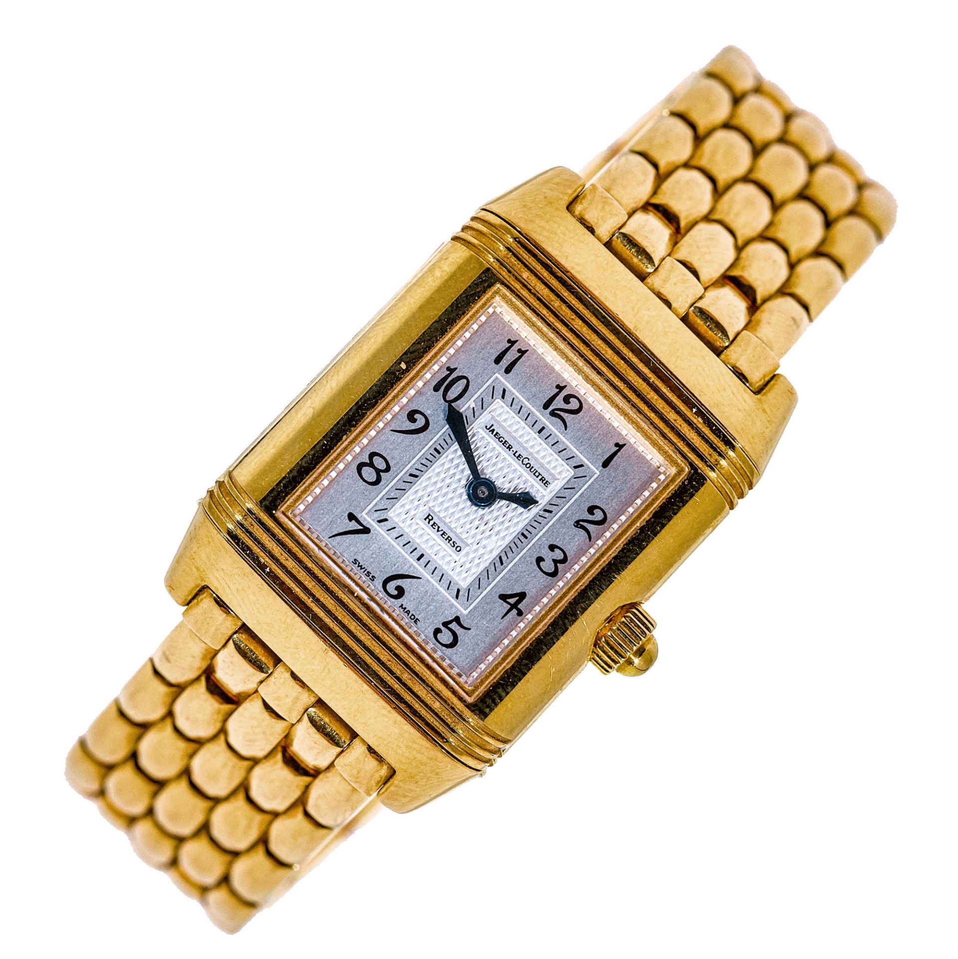 JAEGER-LECOULTRE: Damenarmbanduhr "Reverso Duetto". / Jaeger-LeCoultre, Ladies wristwatch Reverso  .