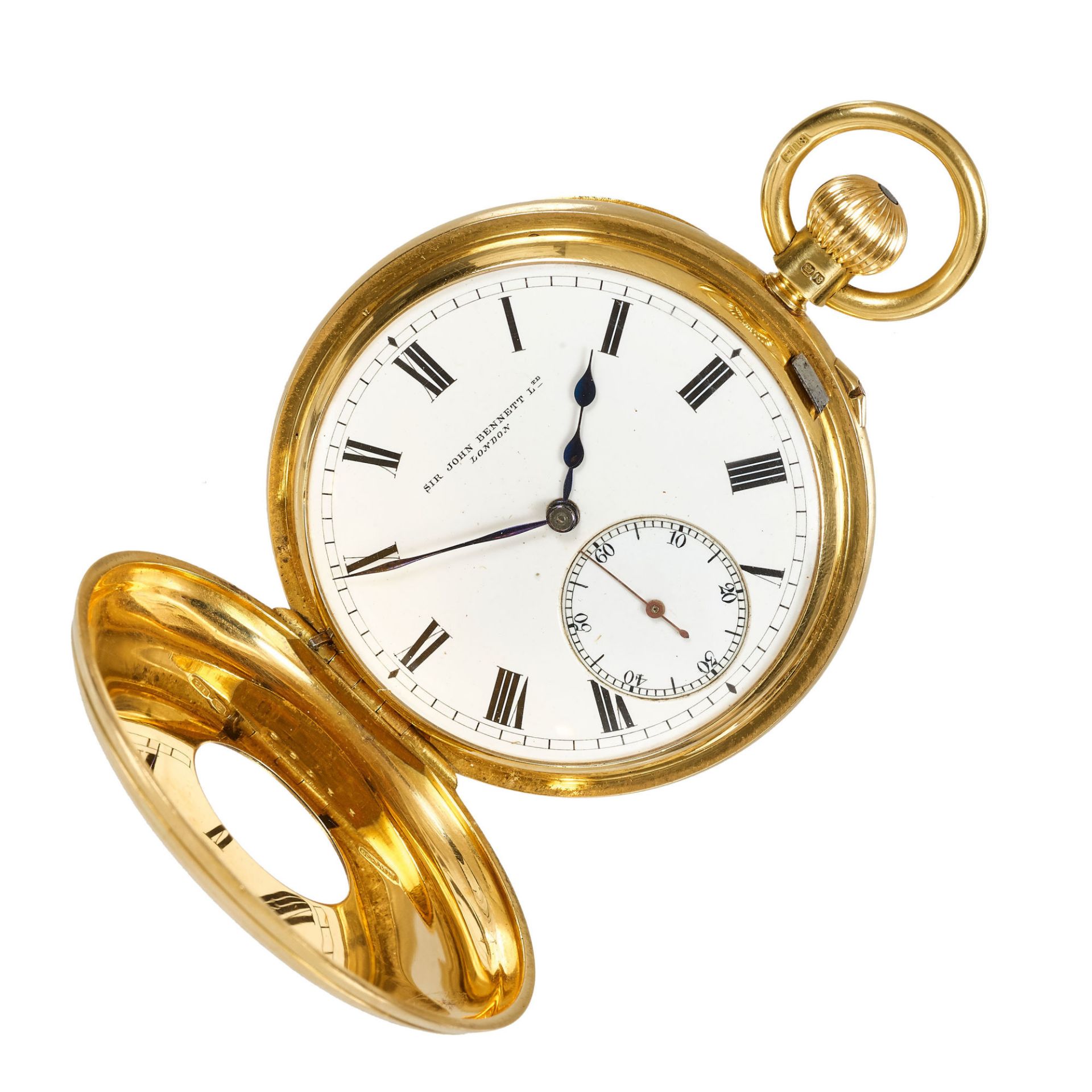 TASCHENUHR: Savonette, Sir John Bennett Ltd., London. / Pocket watch, Savonette, Sir John Bennett .