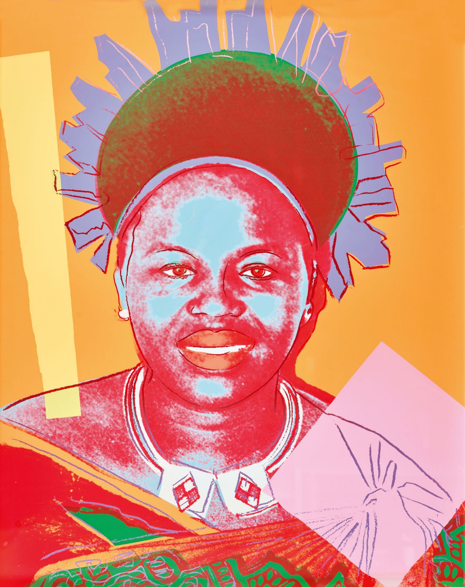 WARHOL, ANDY: "Queen Ntombi Twala of Swaziland".