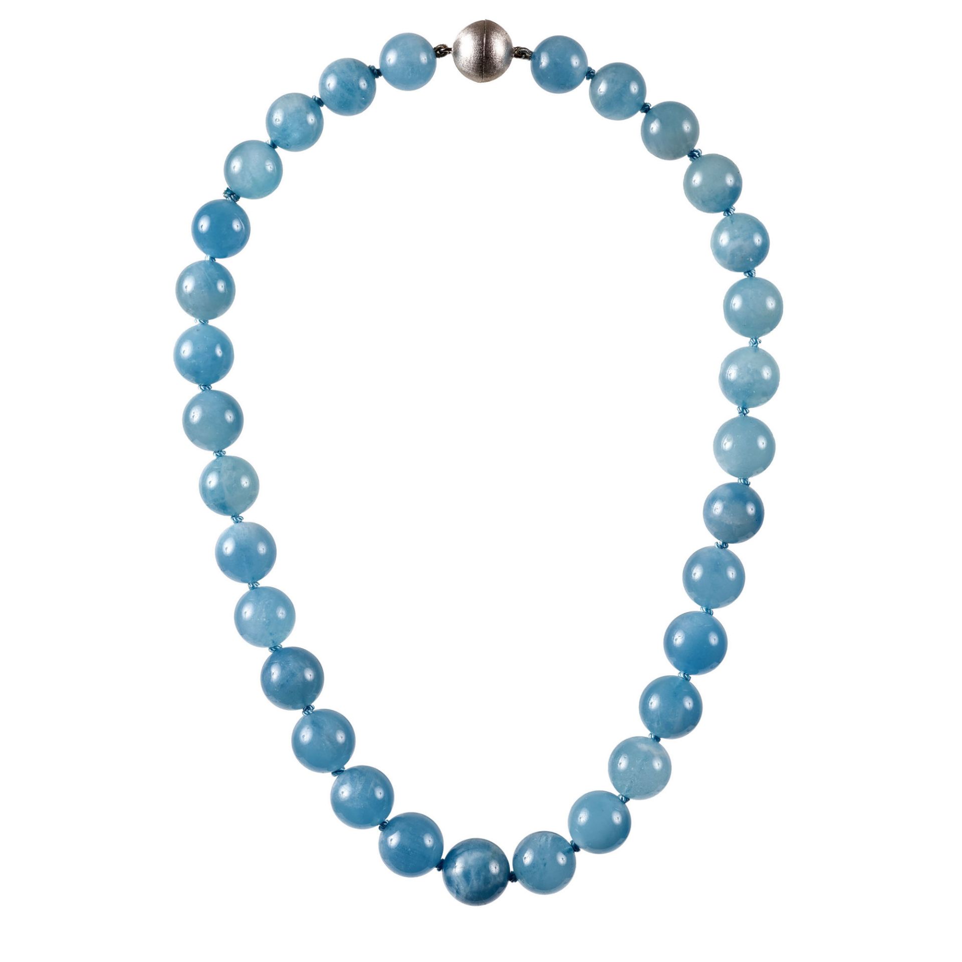 AQUAMARIN-COLLIER / Aquamarine-necklace 