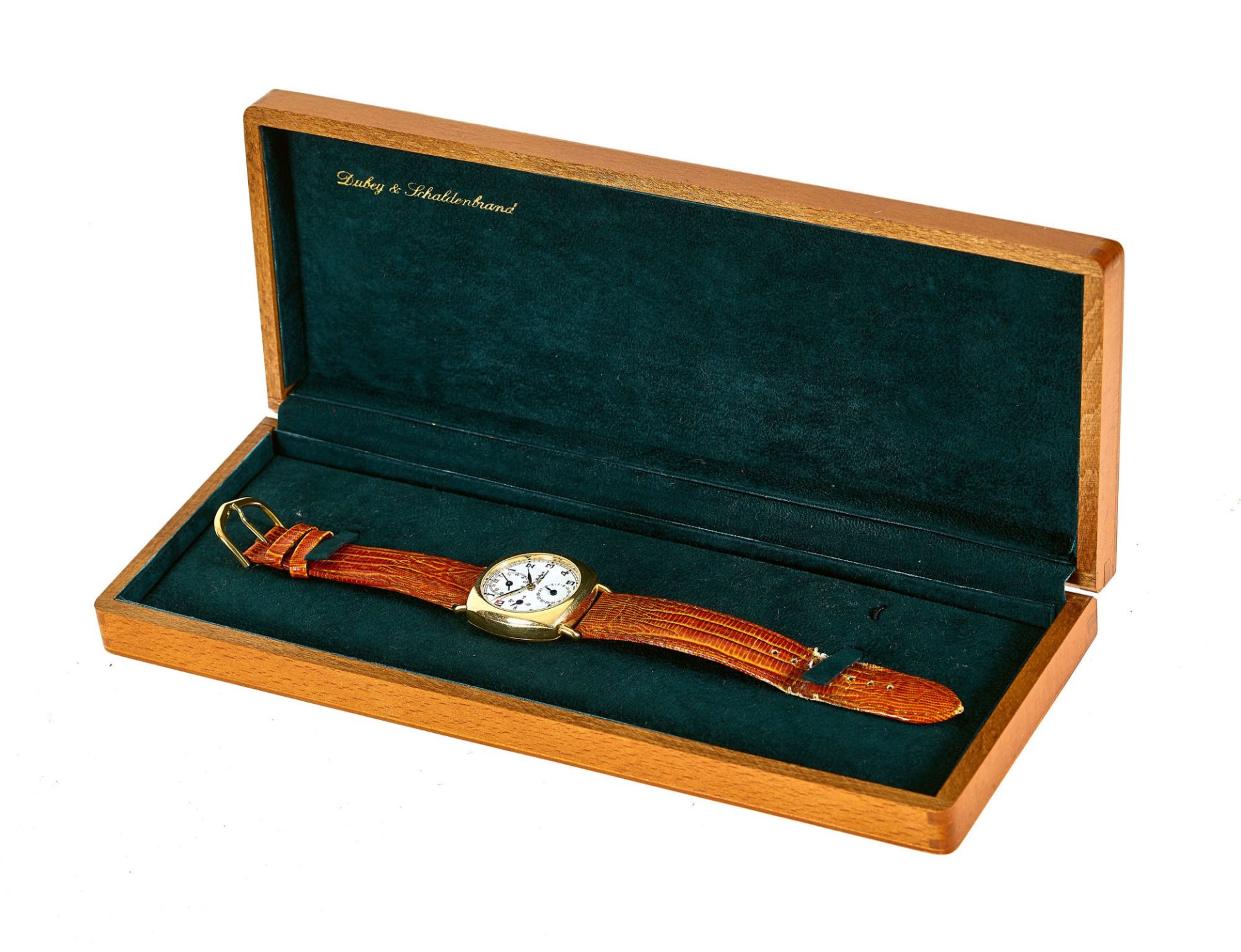 HERRENARMBANDUHR: Dubey & Schaldenbrand, "Diplomatic". / Gentleman's wristwatch, Dubey & ... - Image 3 of 4
