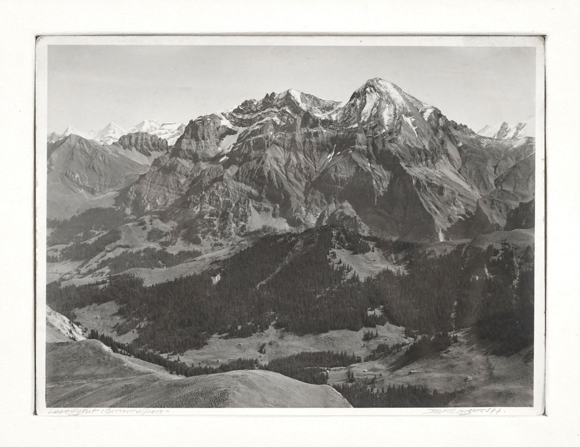 GYGER, EMANUEL: "Laveygrat: Berneralpen". - Image 2 of 2