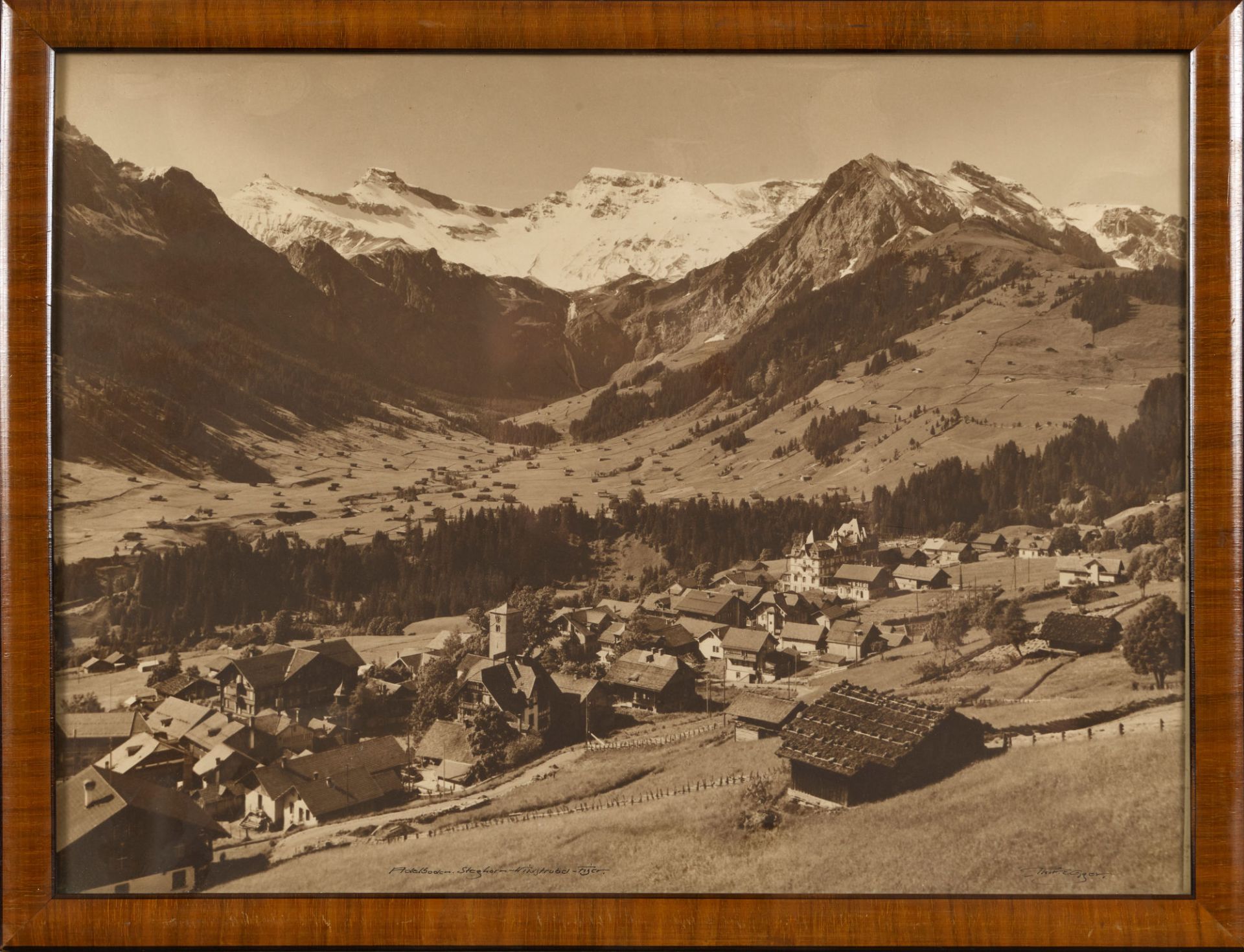 GYGER, EMANUEL: "Adelboden-Steghorn-Wildstrubel-Fitzer". - Image 2 of 2