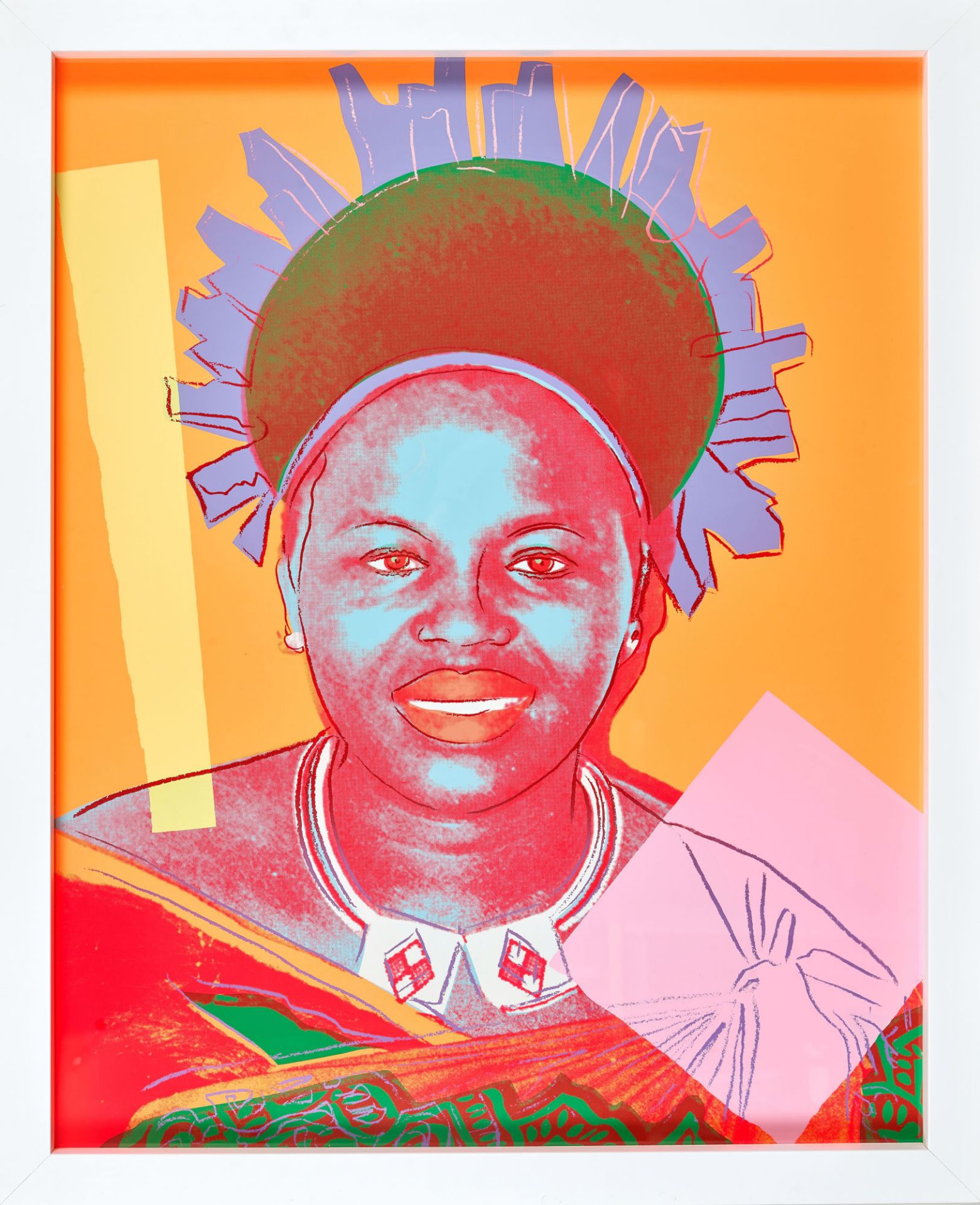 WARHOL, ANDY: "Queen Ntombi Twala of Swaziland". - Bild 2 aus 3