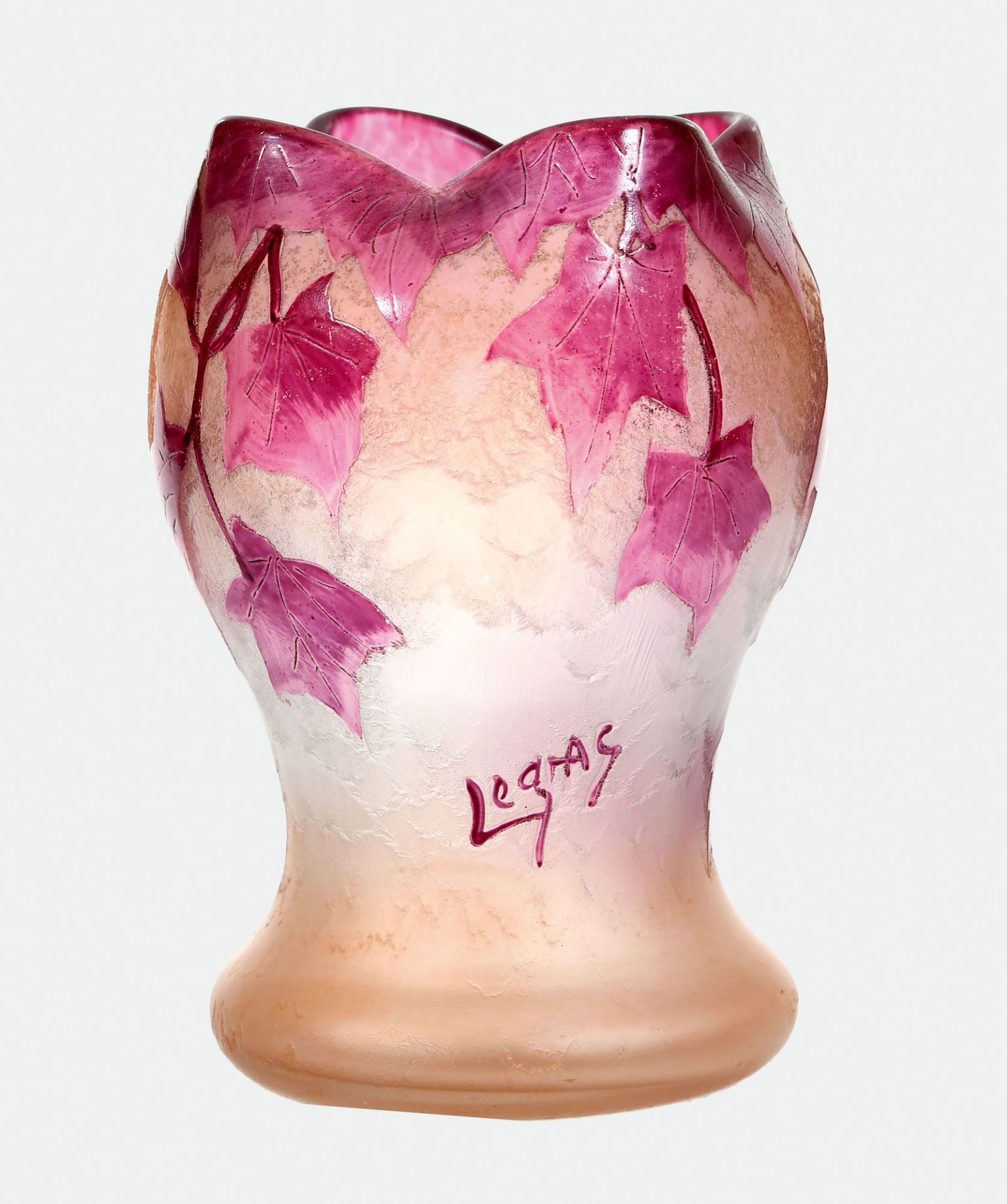 LEGRAS, AUGUSTE JEAN FRANÇOIS: Vase, St. Denis, um 1910-1915.