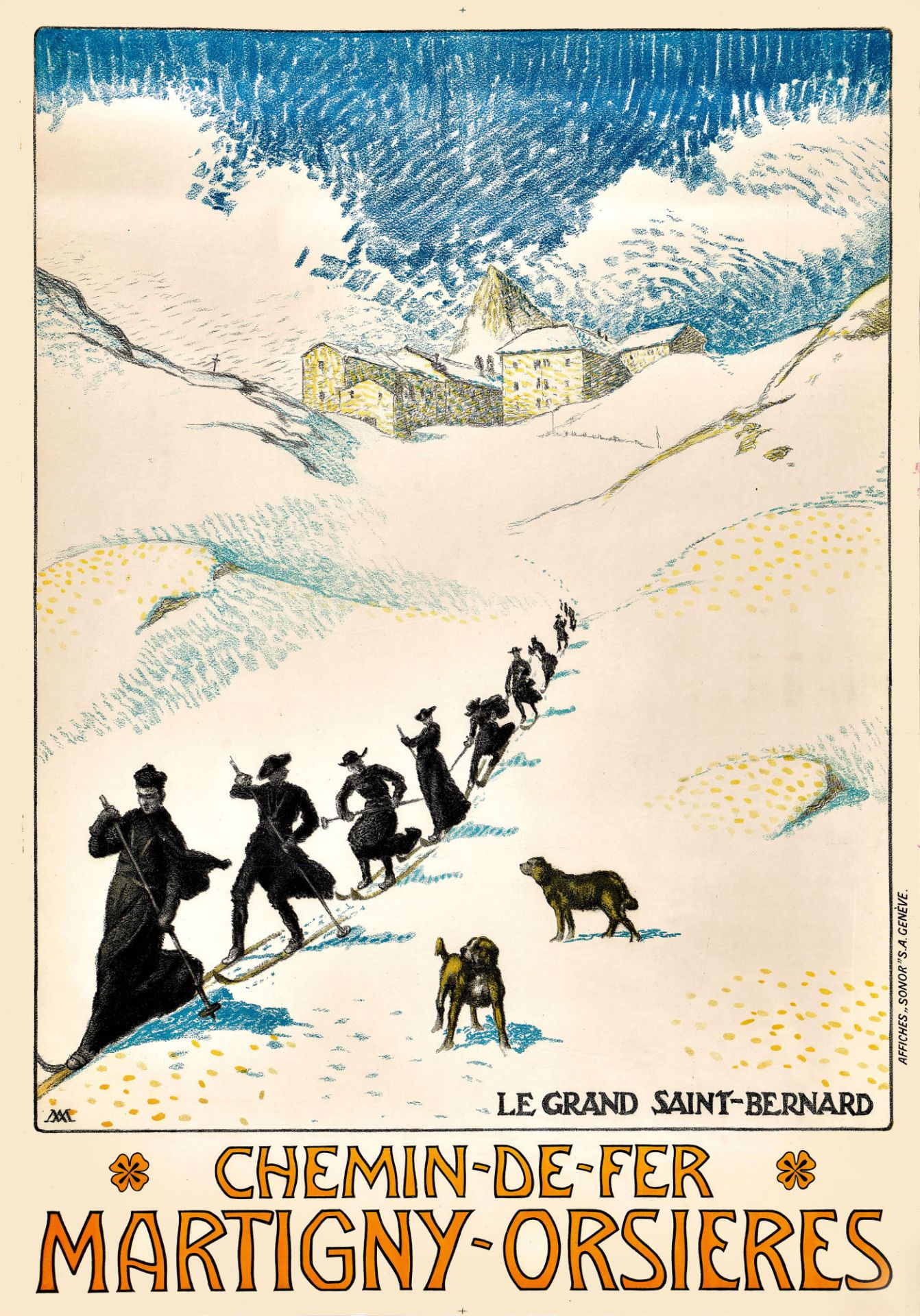 MURET, ALBERT: "Chemin-de-Fer Martigny-Orsières".