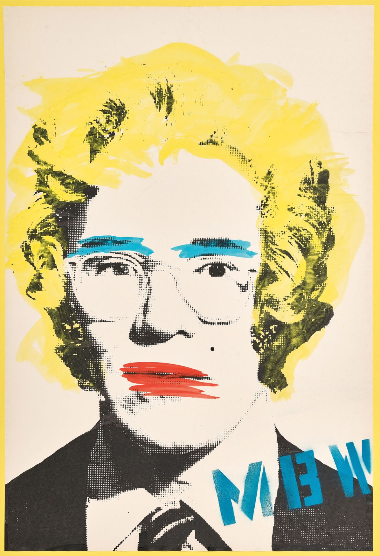MR. BRAINWASH (EIGENTL. GUETTA, THIERRY): "Portrait of Andy Warhol".
