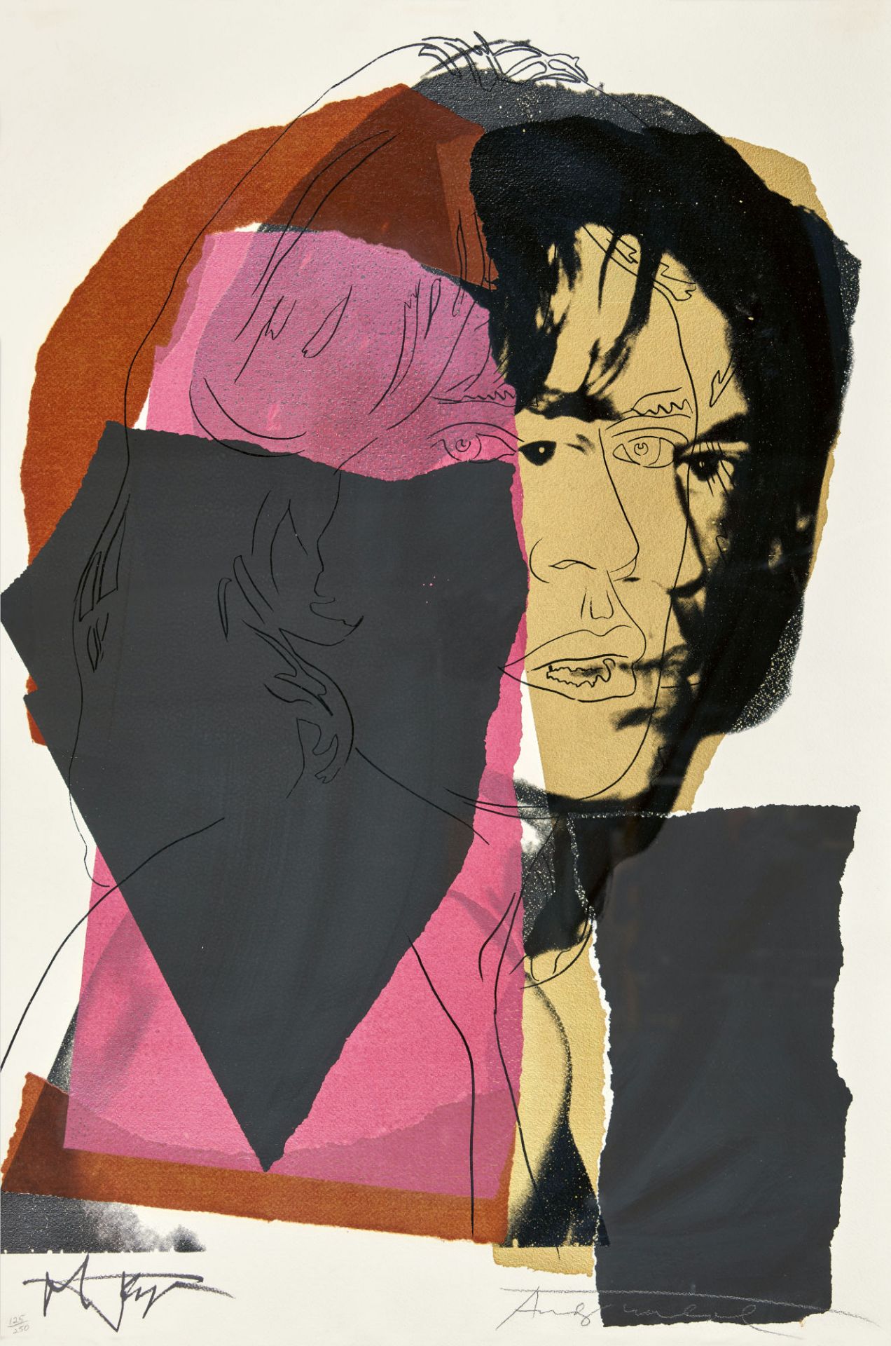 WARHOL, ANDY: "Mick Jagger".