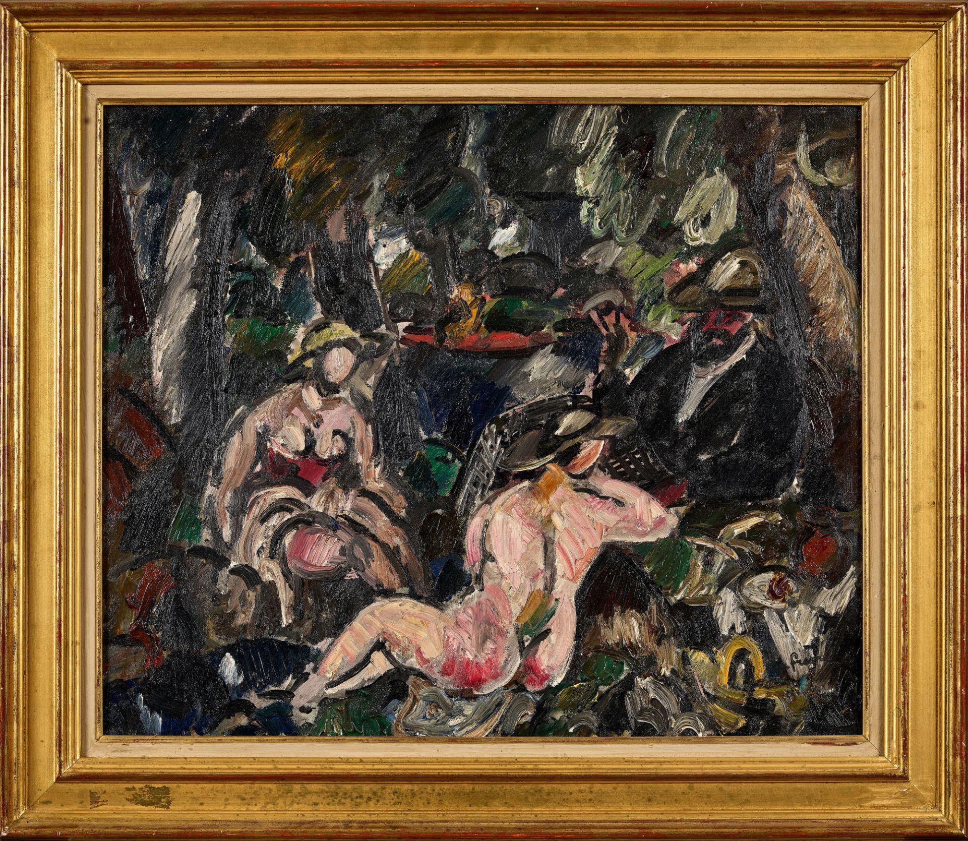 DUFRESNE, CHARLES GEORGES: "Sous Bois et Figures nues". - Bild 2 aus 2