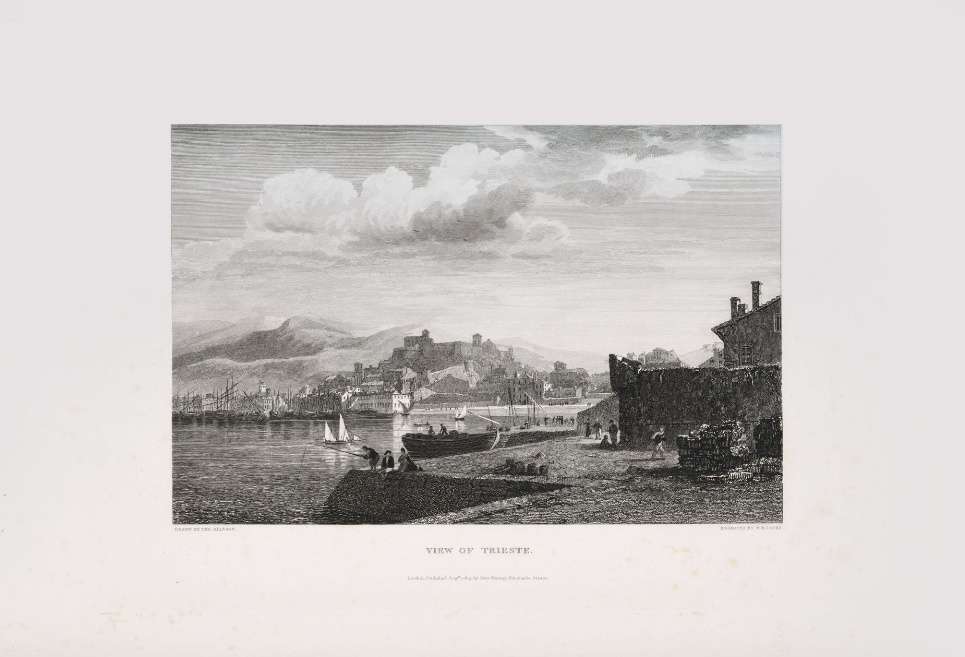 ALLASON, THOMAS: "Picturesque Views of the Antiquities of Pola, in Istria". - Image 2 of 2