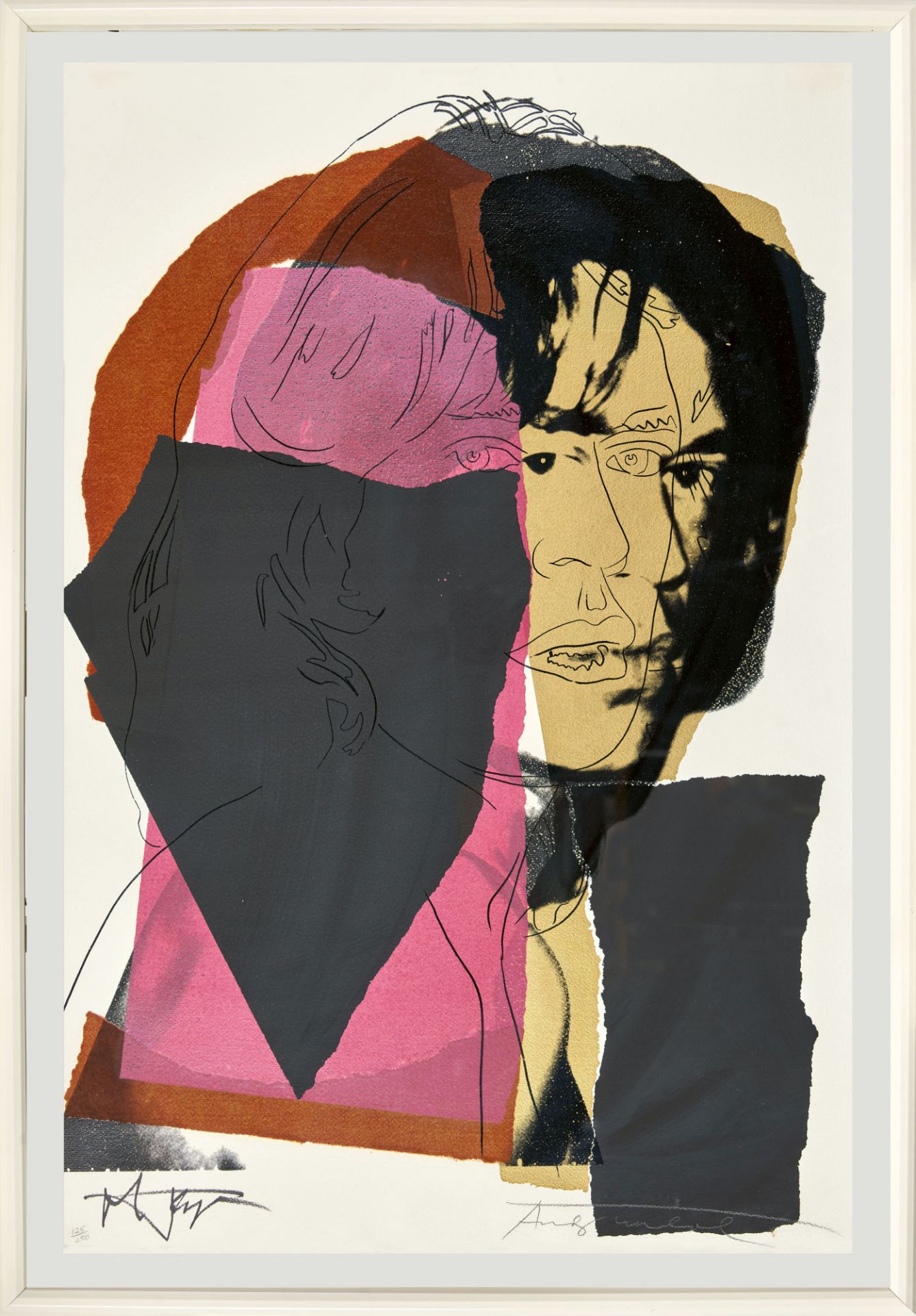 WARHOL, ANDY: "Mick Jagger". - Bild 2 aus 5