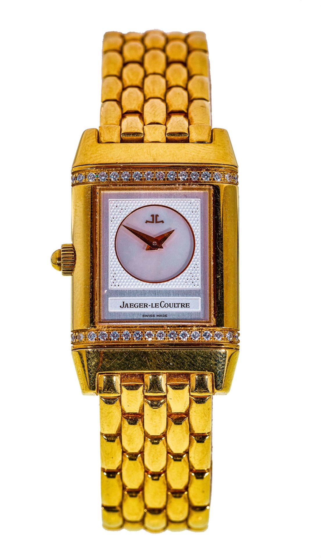 JAEGER-LECOULTRE: Damenarmbanduhr "Reverso Duetto". / Jaeger-LeCoultre, Ladies wristwatch Reverso  . - Bild 2 aus 2