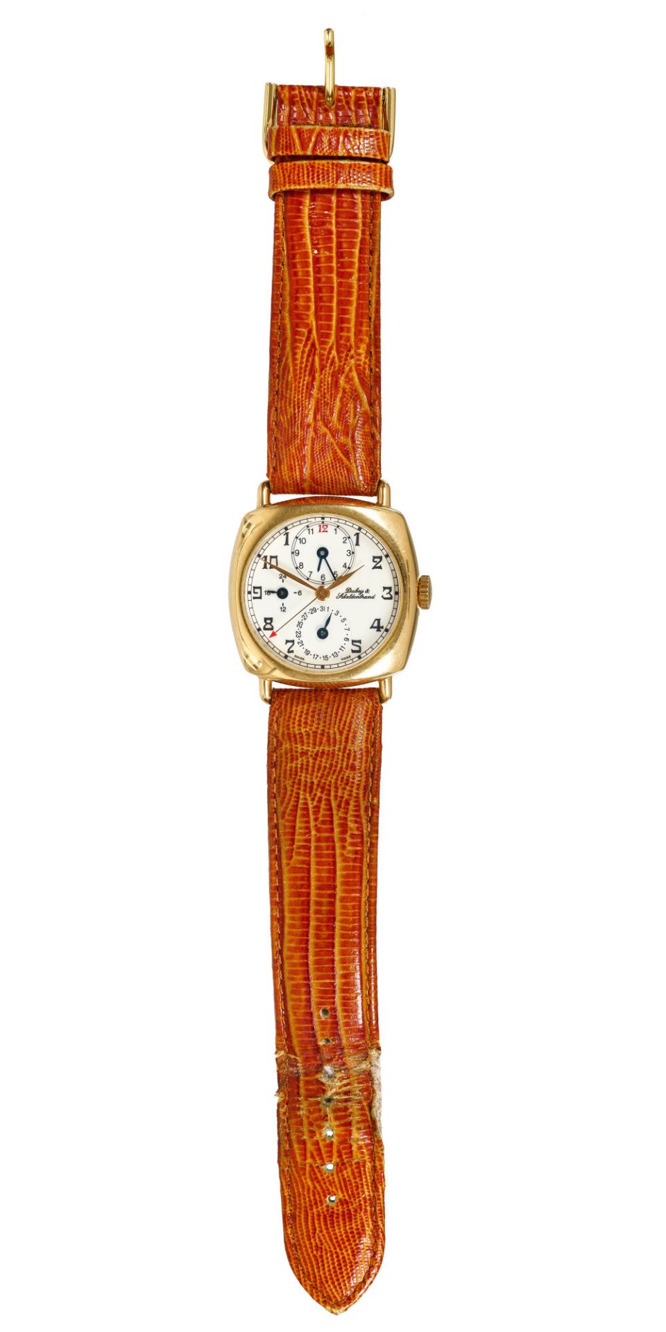 HERRENARMBANDUHR: Dubey & Schaldenbrand, "Diplomatic". / Gentleman's wristwatch, Dubey & ... - Image 4 of 4