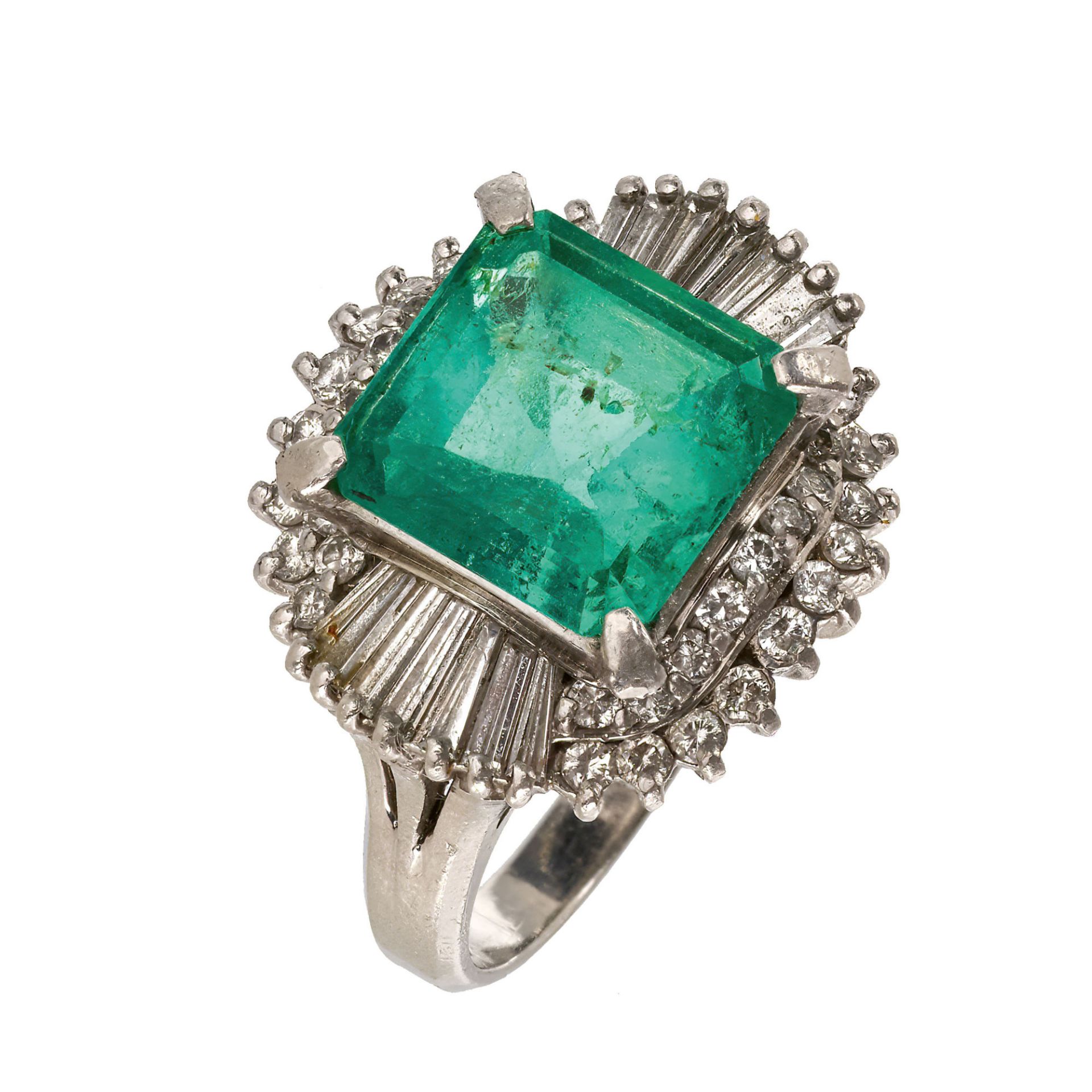 SMARAGD-DIAMANT-RING / Emerald-diamond-ring