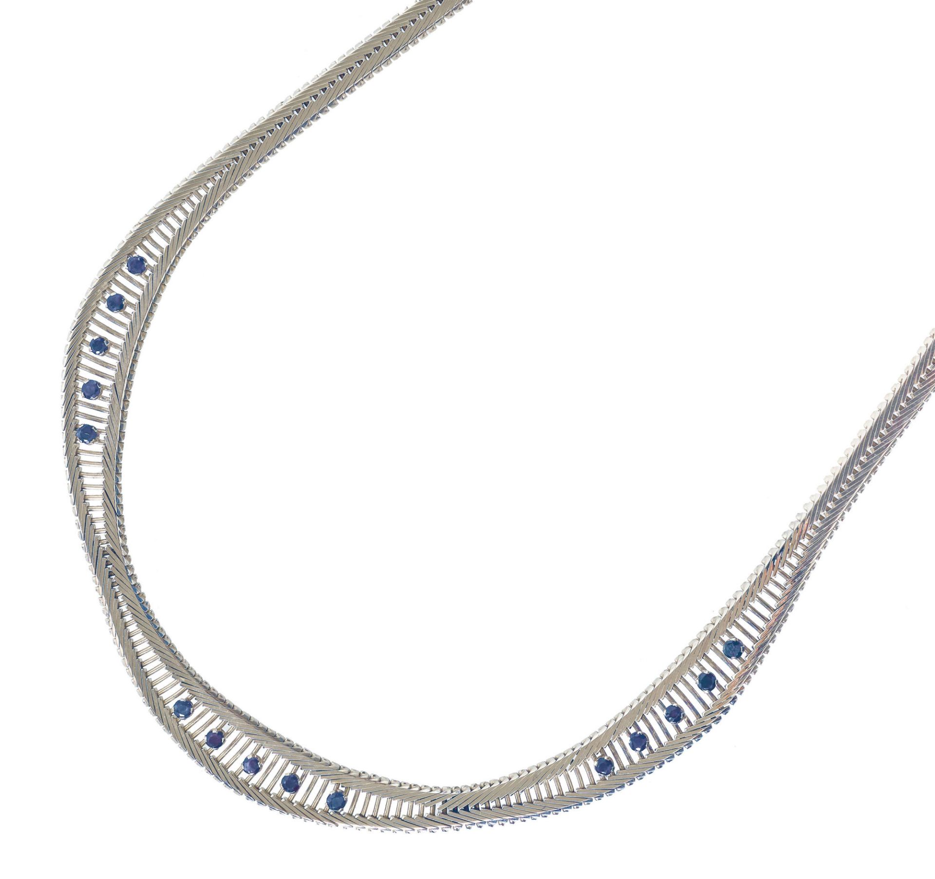 SAPHIR-COLLIER / Sapphire-necklace 