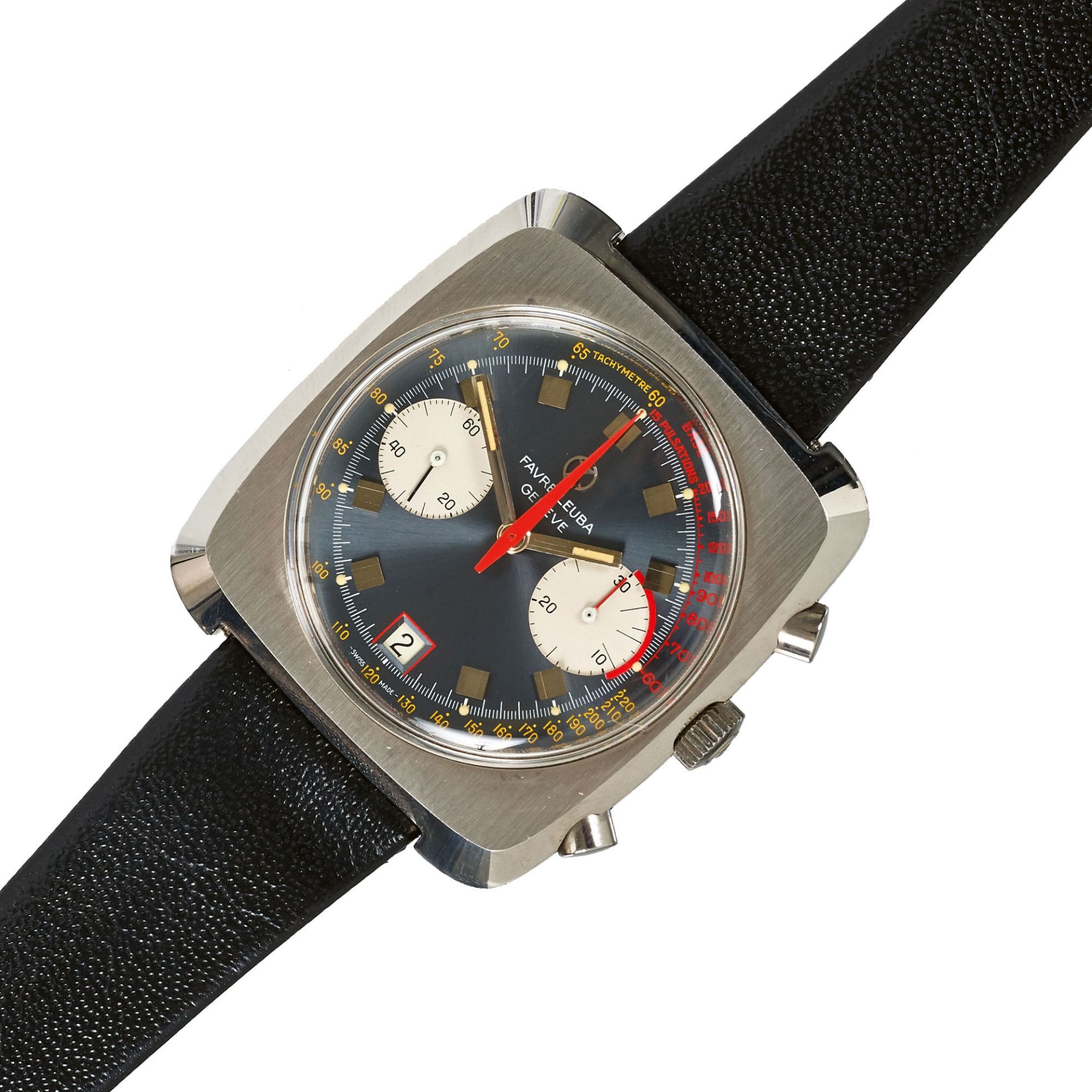 FAVRE-LEUBA: Herrenarmbanduhr. / Favre-Leuba, Gentleman's wristwatch.