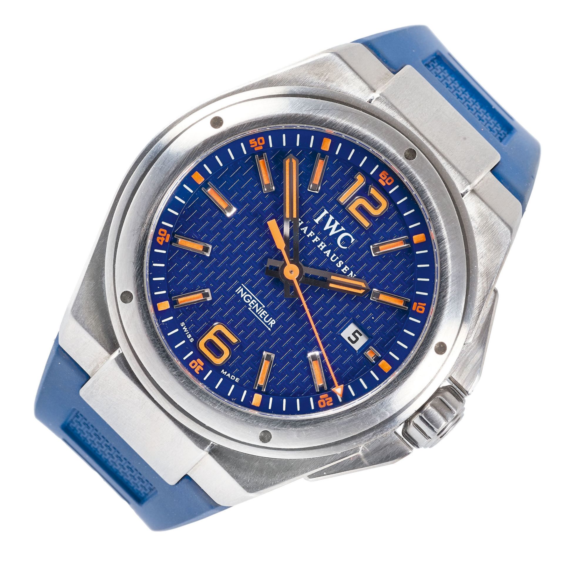 IWC: Herrenarmbanduhr "Ingenieur Plastiki", limitierte Edition. / IWC, Gentleman's wristwatch ...