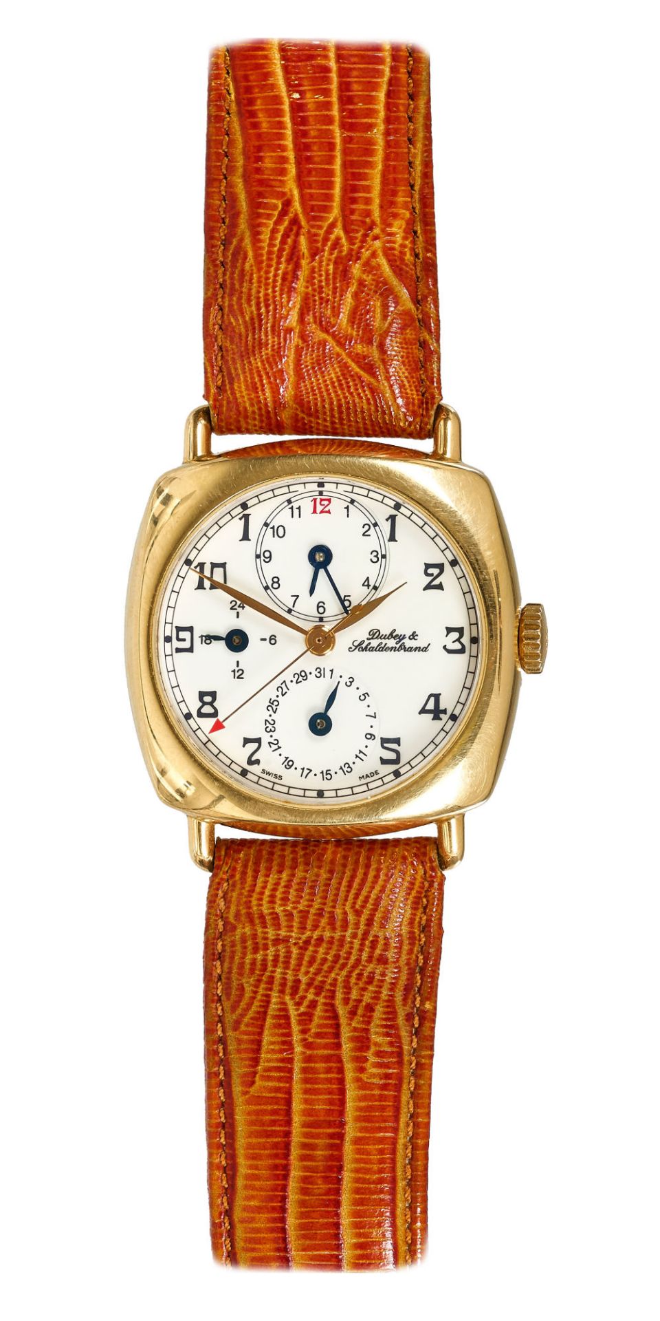 HERRENARMBANDUHR: Dubey & Schaldenbrand, "Diplomatic". / Gentleman's wristwatch, Dubey & ... - Image 2 of 4