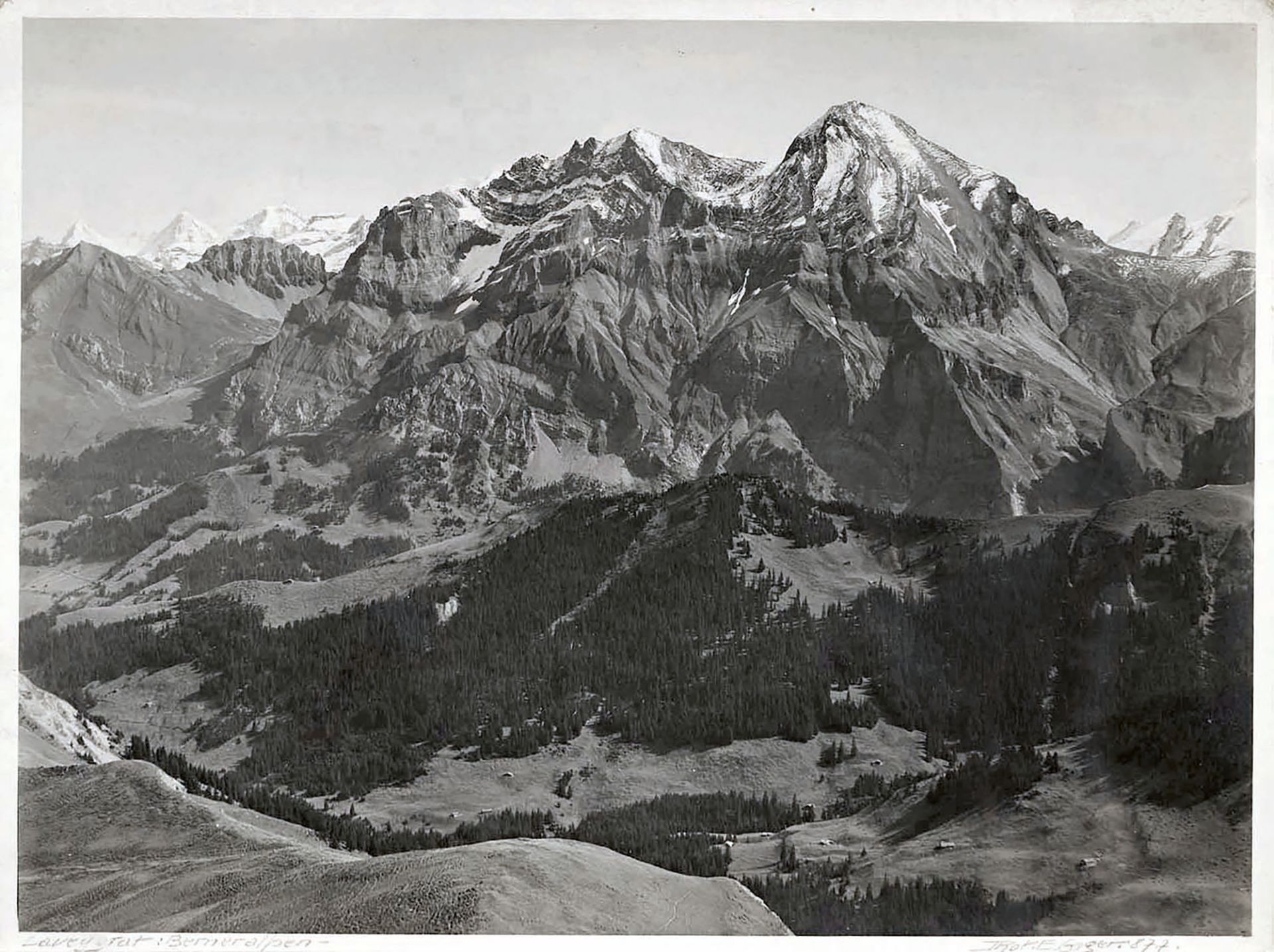 GYGER, EMANUEL: "Laveygrat: Berneralpen".