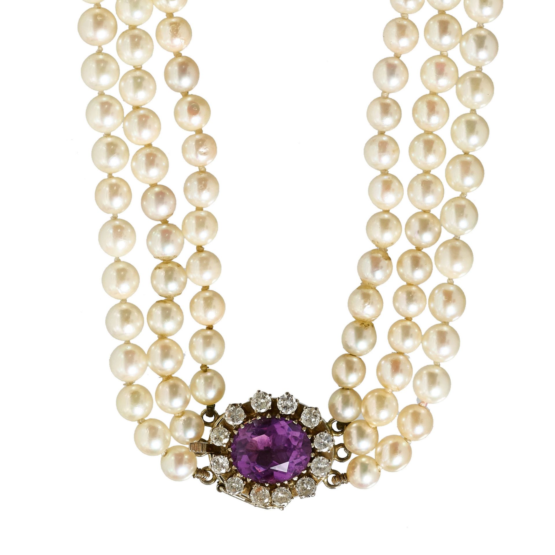 AMETHYST-PERLEN-COLLIER / Amethyst-pearl-necklace