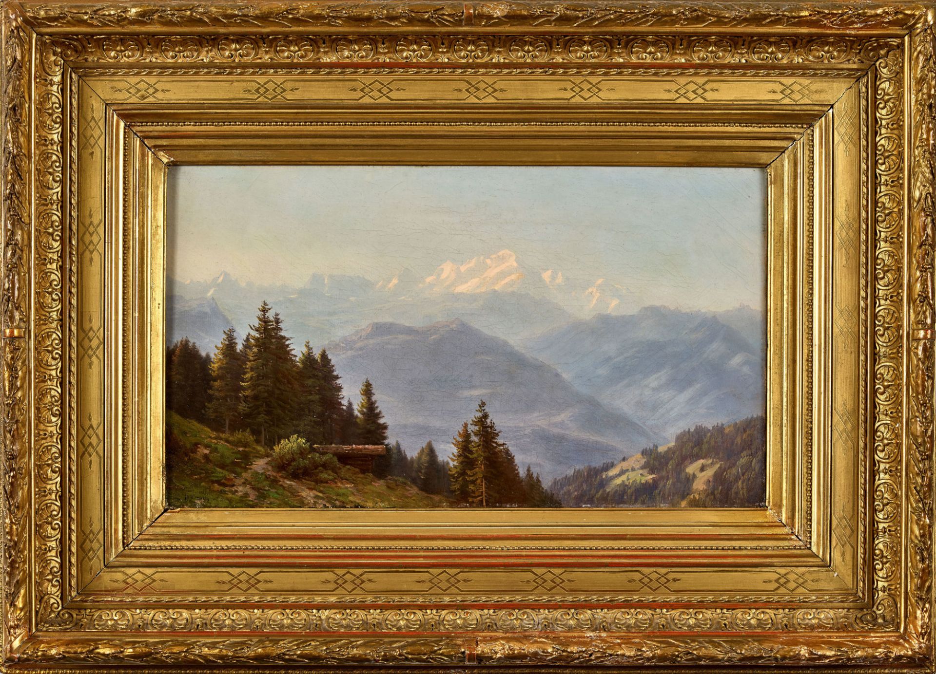 GEORGE-JULLIARD, JEAN PHILIPPE: Vue sur le Mont Blanc. - Bild 2 aus 2