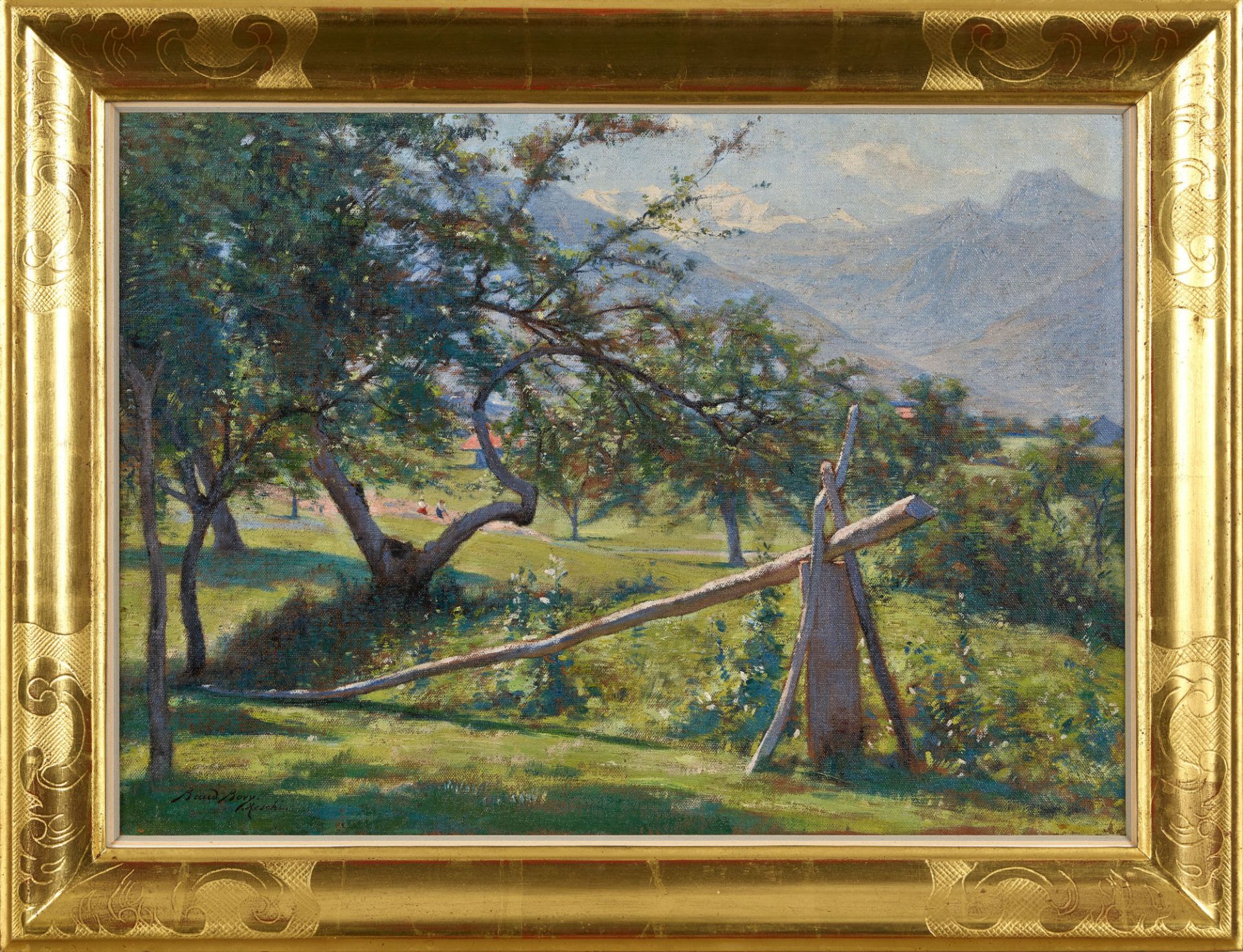 BAUD-BOVY, AUGUSTE: Obstbäume bei Aeschi. - Bild 2 aus 2