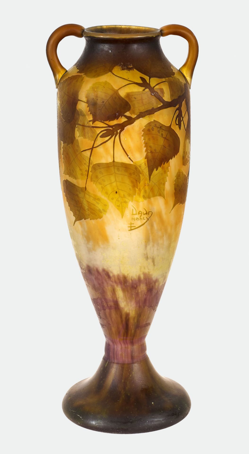 DAUM FRÈRES: Vase, Nancy, um 1910.